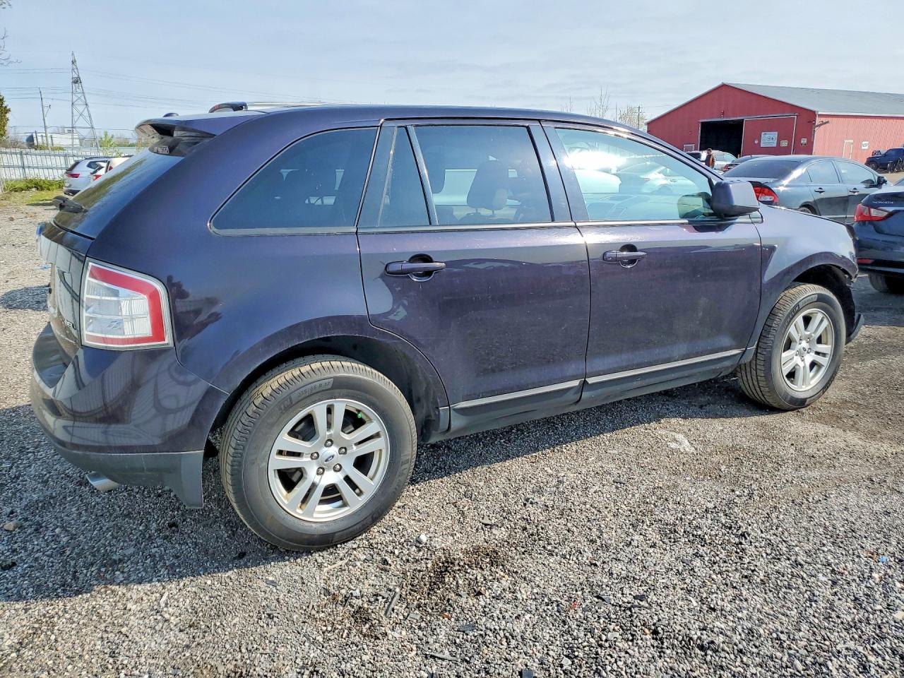 2007 Ford Edge Sel Purple vin: 2FMDK38C67BA70070