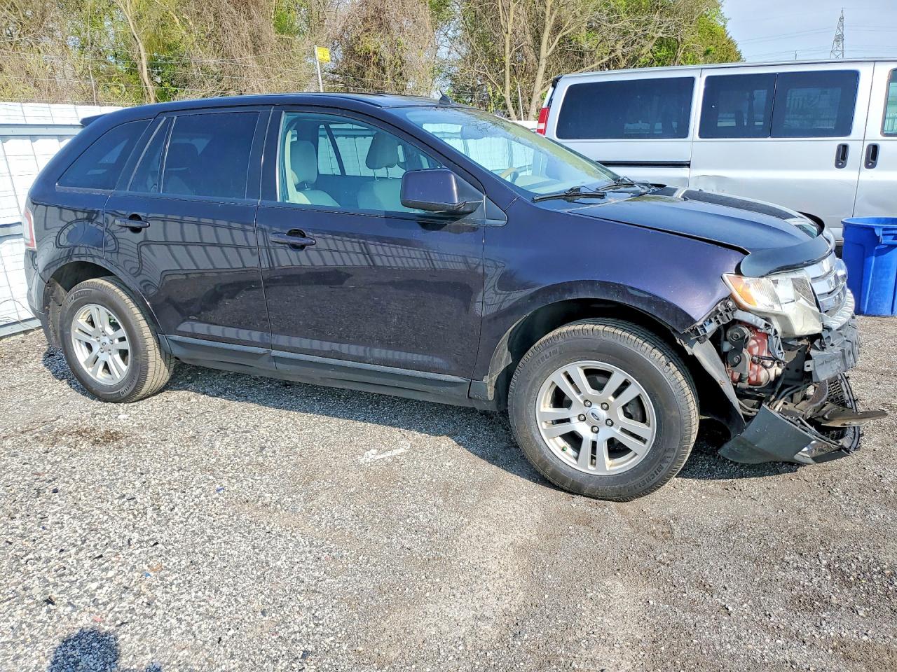 2007 Ford Edge Sel Purple vin: 2FMDK38C67BA70070