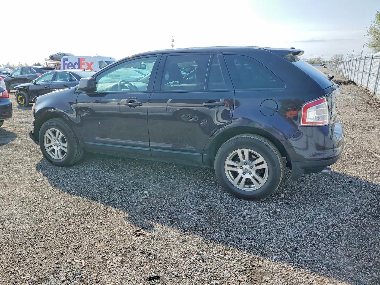 2007 Ford Edge Sel Purple vin: 2FMDK38C67BA70070