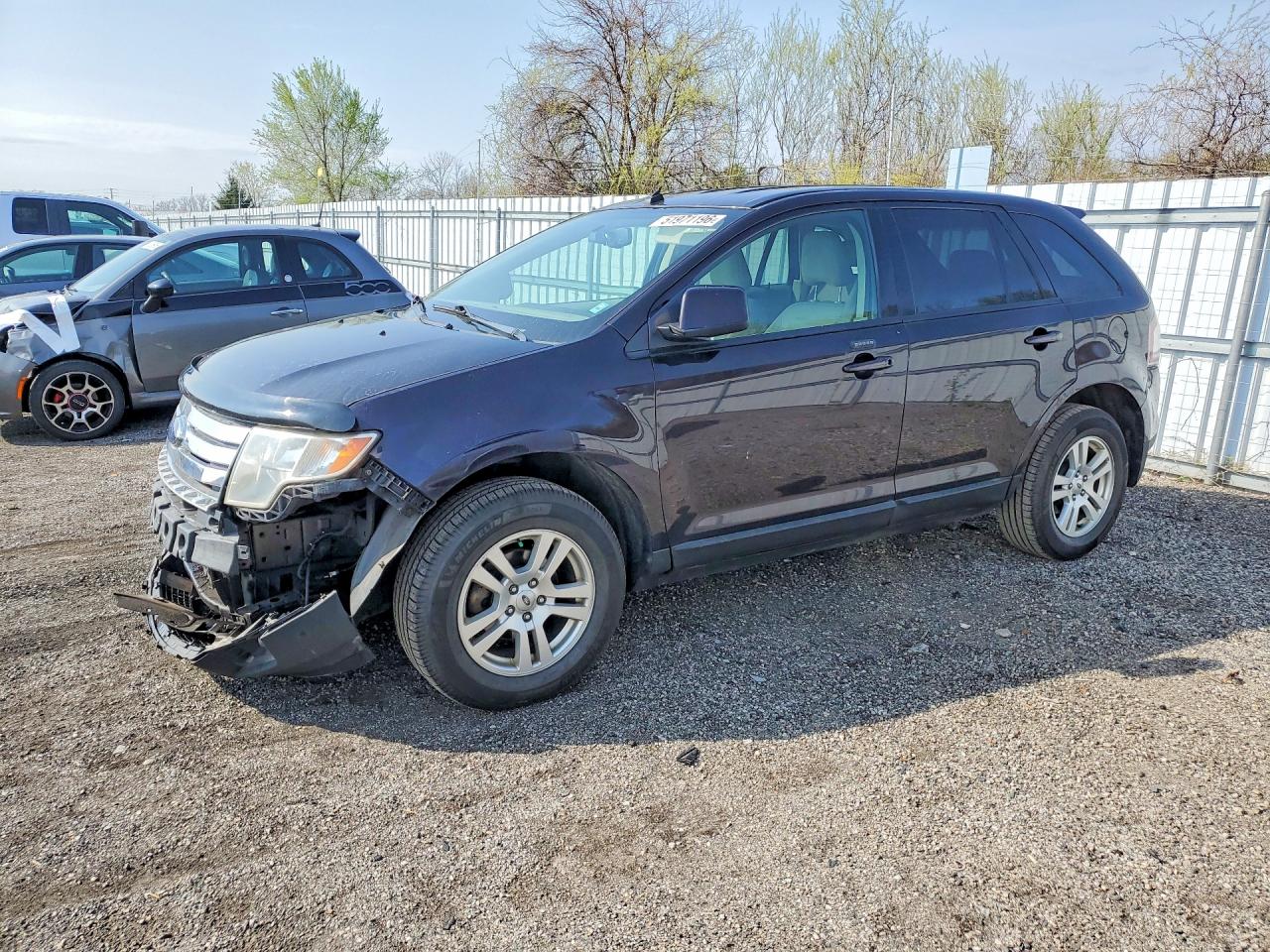 2007 Ford Edge Sel Purple vin: 2FMDK38C67BA70070