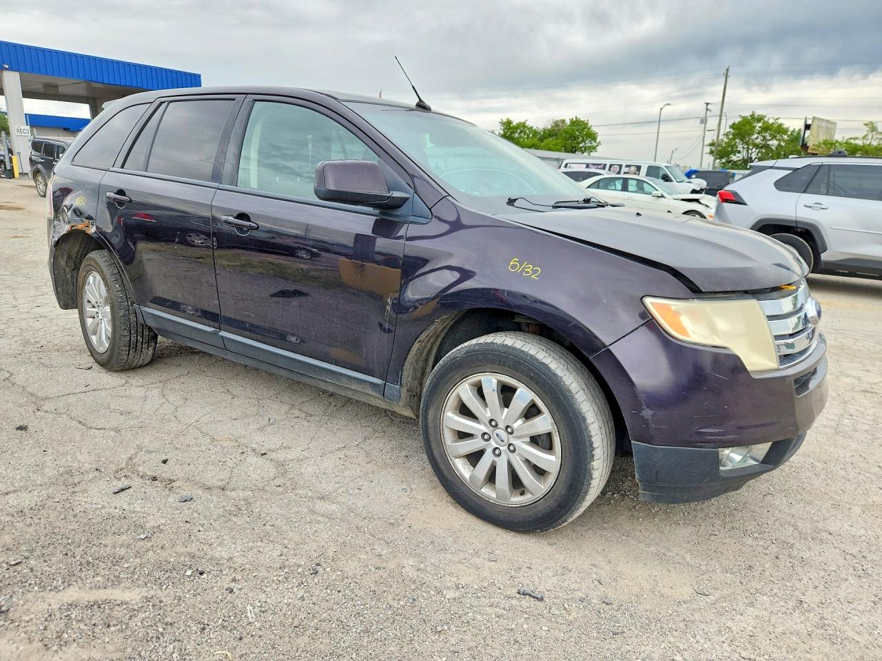 2007 Ford Edge Sel Purple vin: 2FMDK38C67BB23852