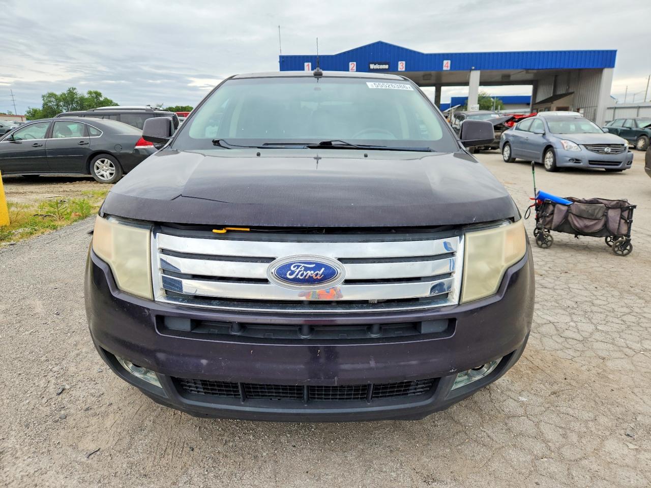 2007 Ford Edge Sel Purple vin: 2FMDK38C67BB23852