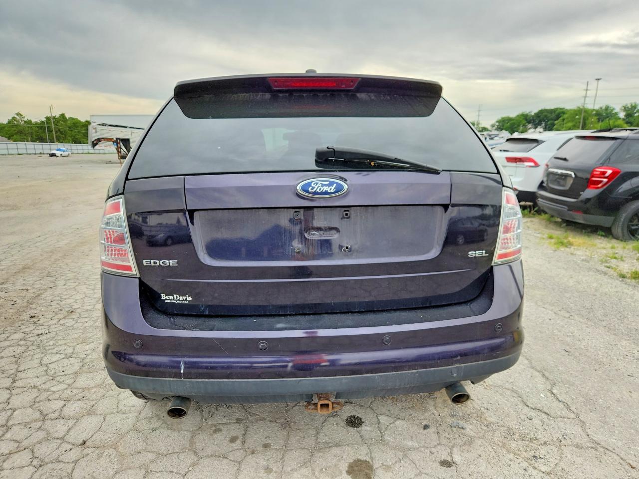 2007 Ford Edge Sel Purple vin: 2FMDK38C67BB23852
