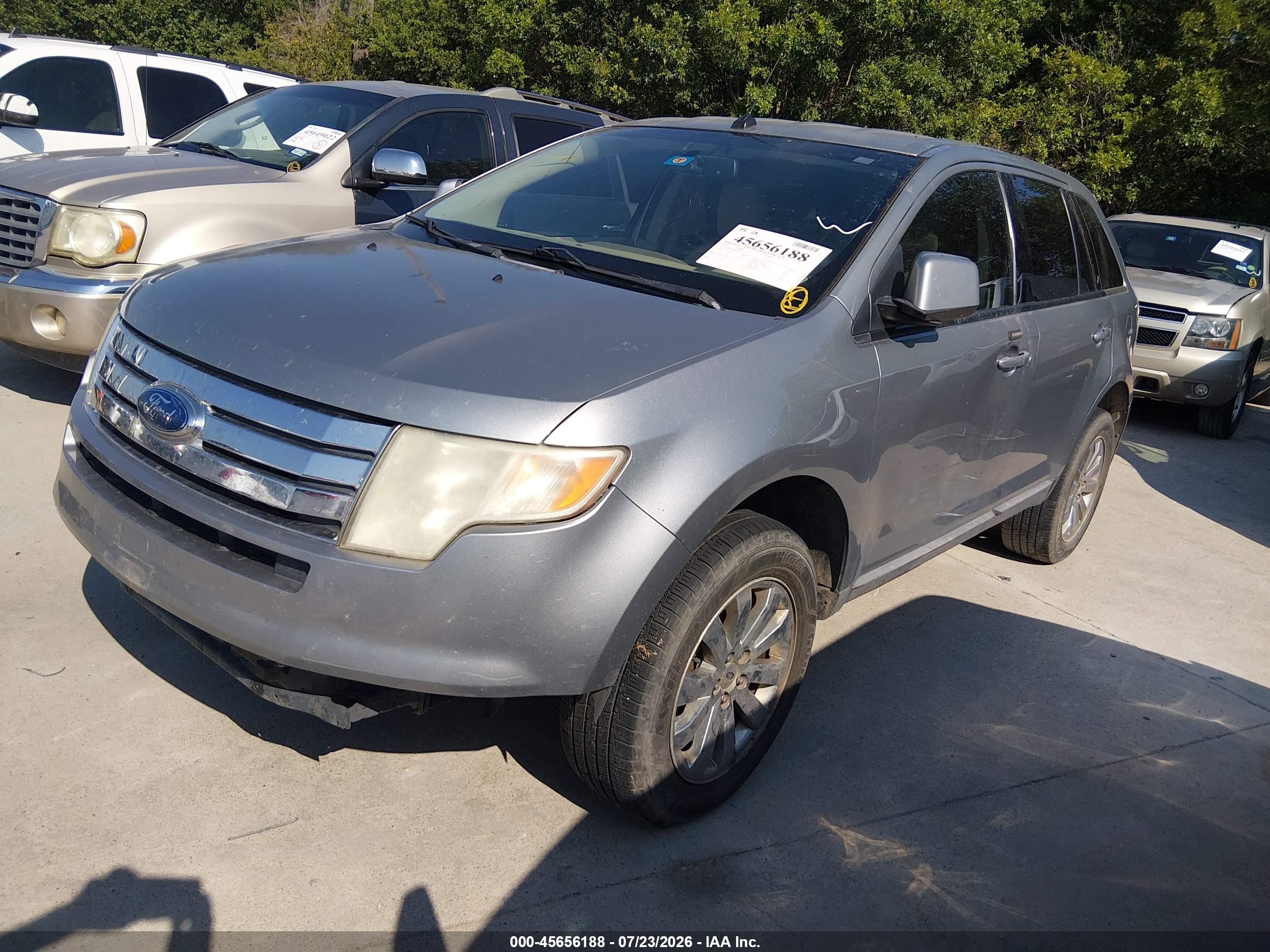 2007 Ford Edge Sel Silver vin: 2FMDK38C67BB51733