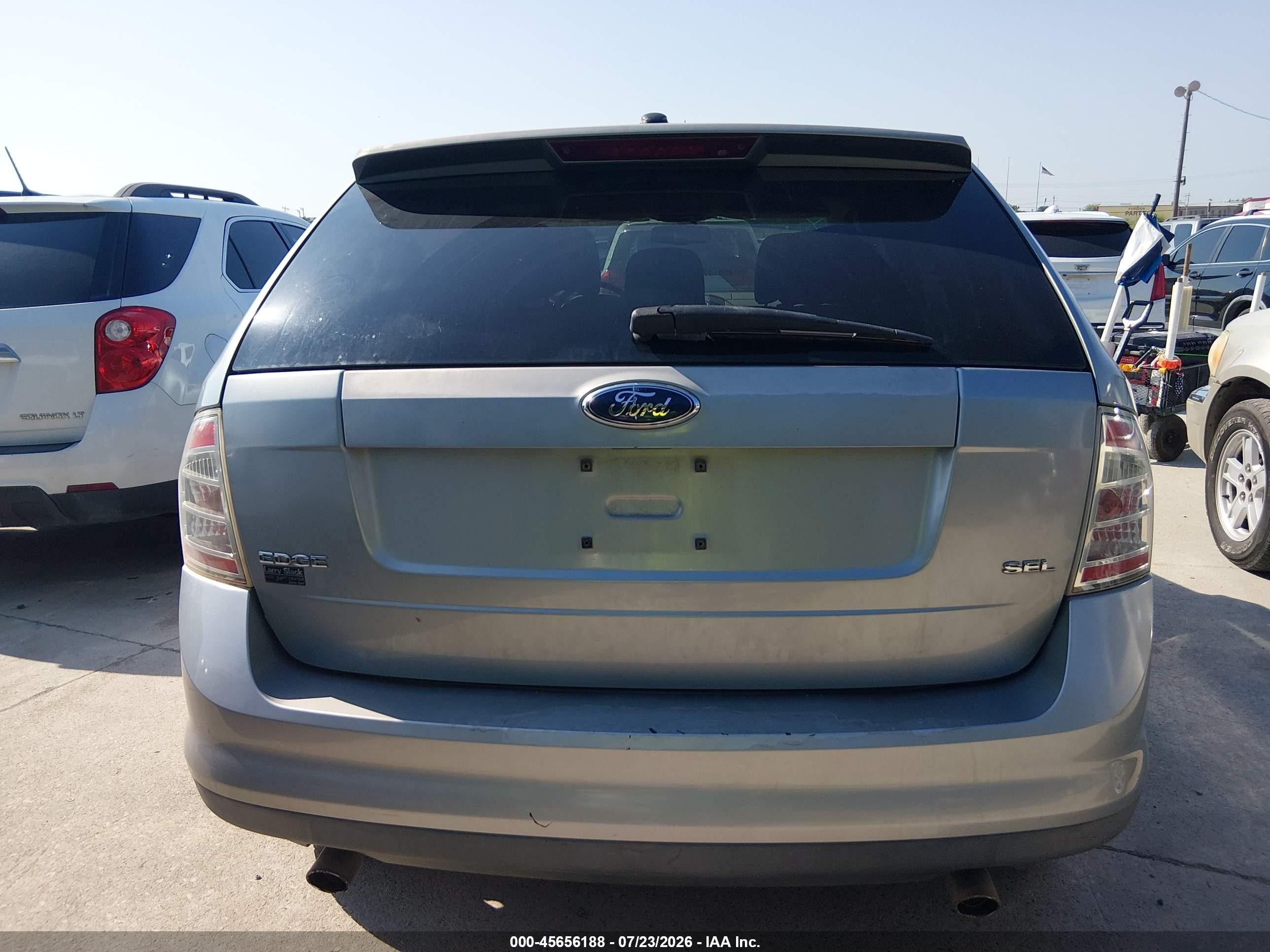 2007 Ford Edge Sel Silver vin: 2FMDK38C67BB51733