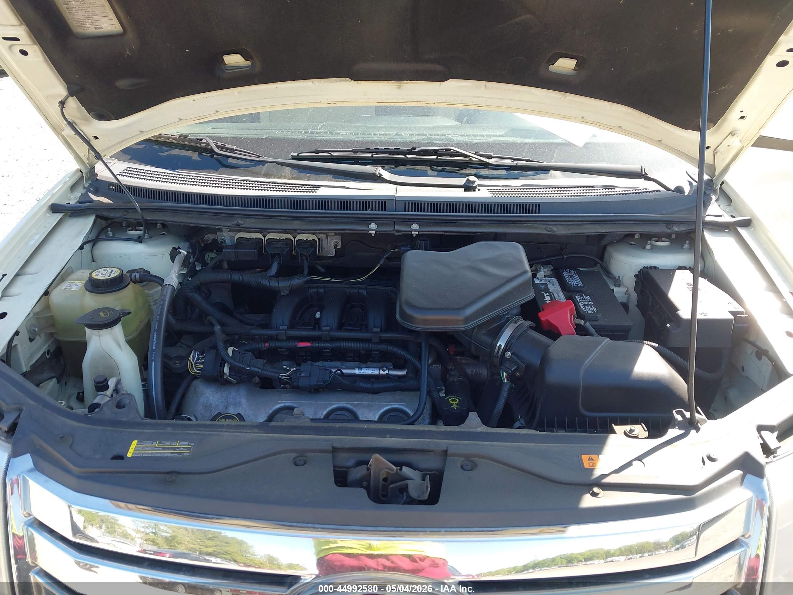 2008 Ford Edge Sel Cream vin: 2FMDK38C68BA26717