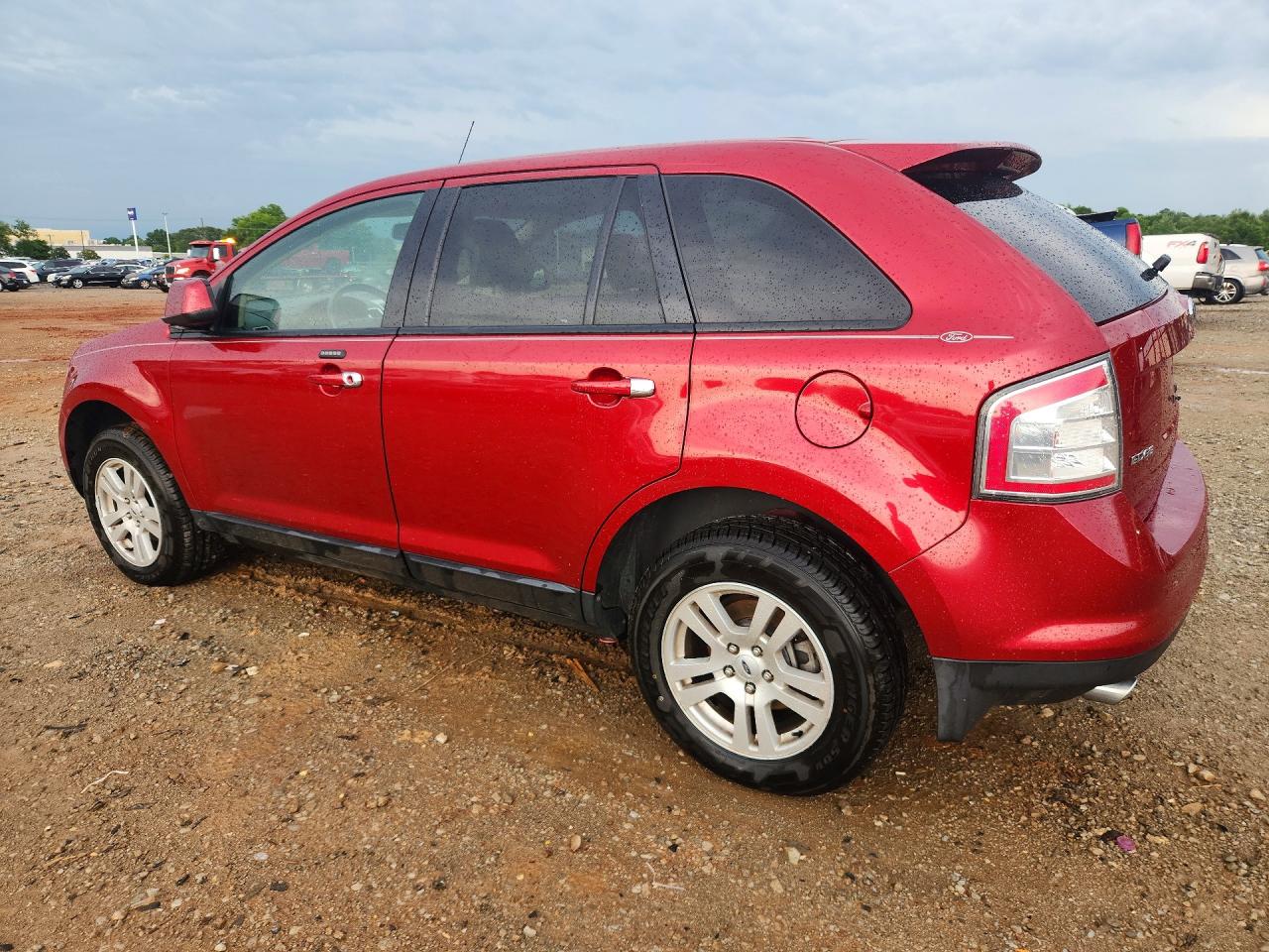 2008 Ford Edge Sel Red vin: 2FMDK38C68BA51388
