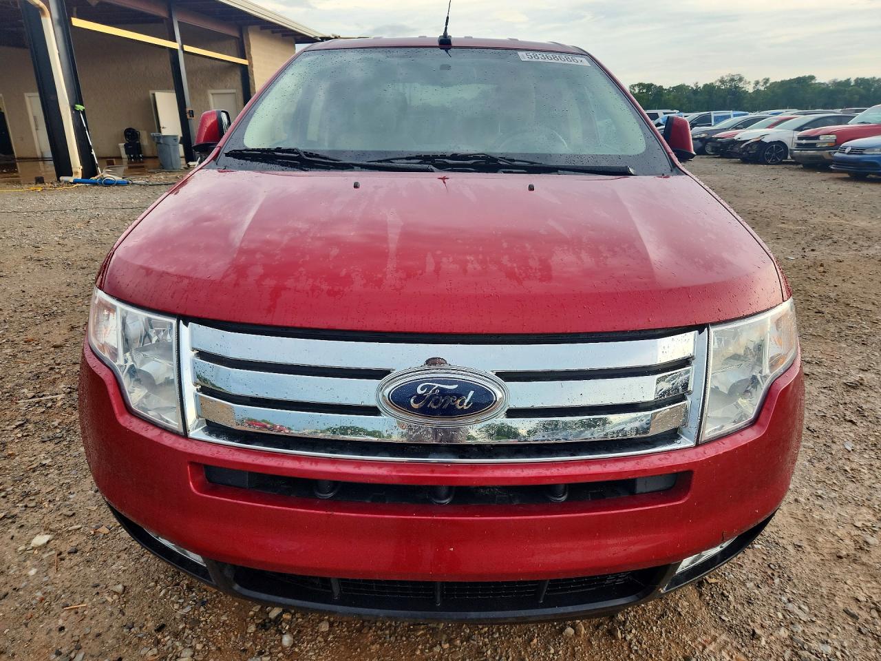 2008 Ford Edge Sel Red vin: 2FMDK38C68BA51388