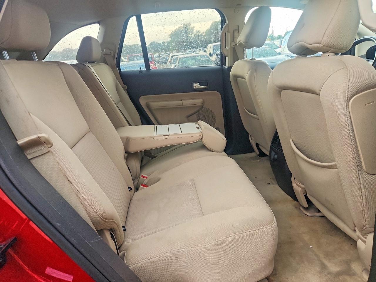2008 Ford Edge Sel Red vin: 2FMDK38C68BA51388