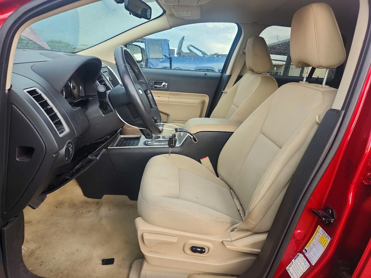 2008 Ford Edge Sel Red vin: 2FMDK38C68BA51388