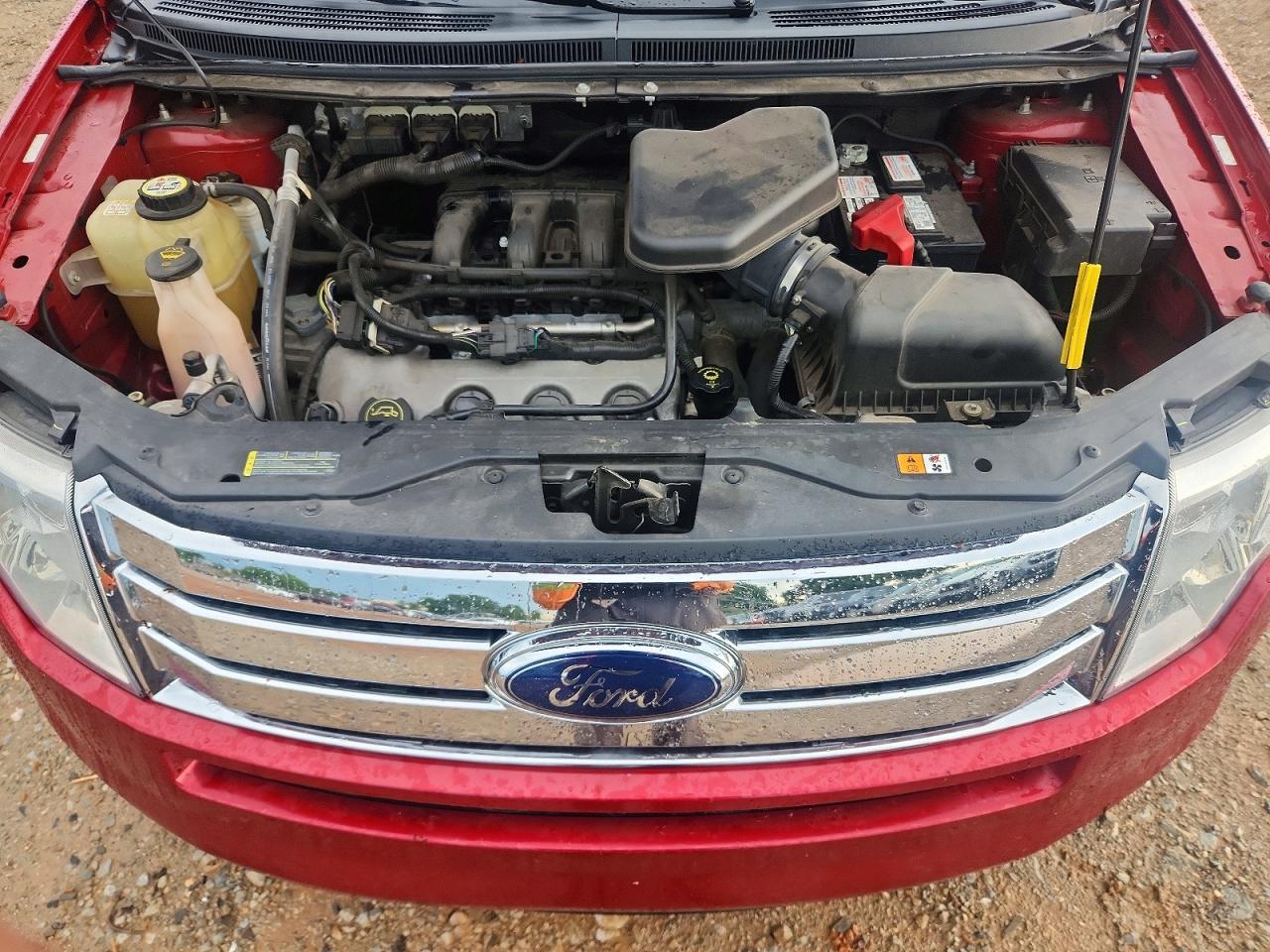 2008 Ford Edge Sel Red vin: 2FMDK38C68BA51388