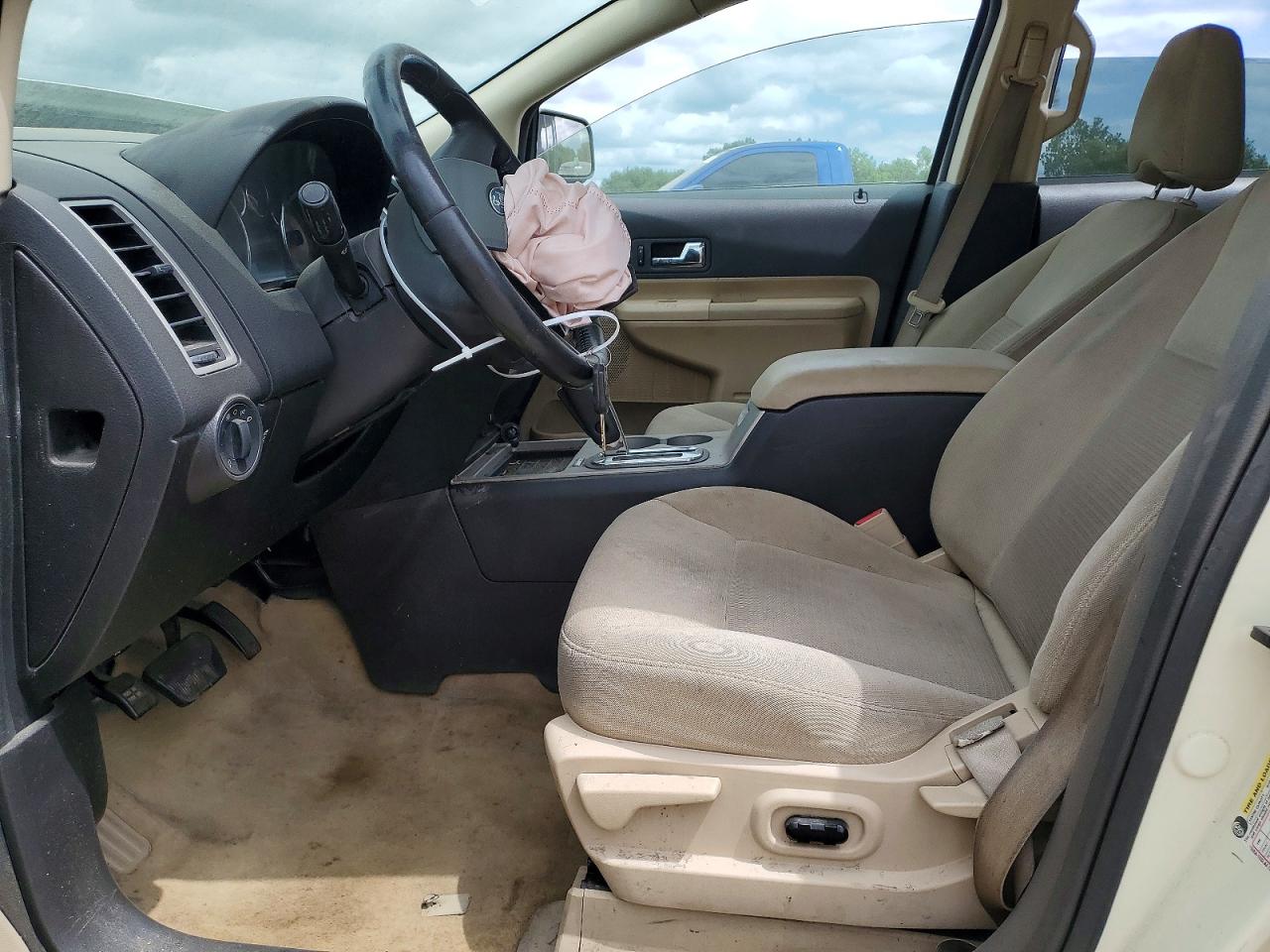 2008 Ford Edge Sel Cream vin: 2FMDK38C68BA77330