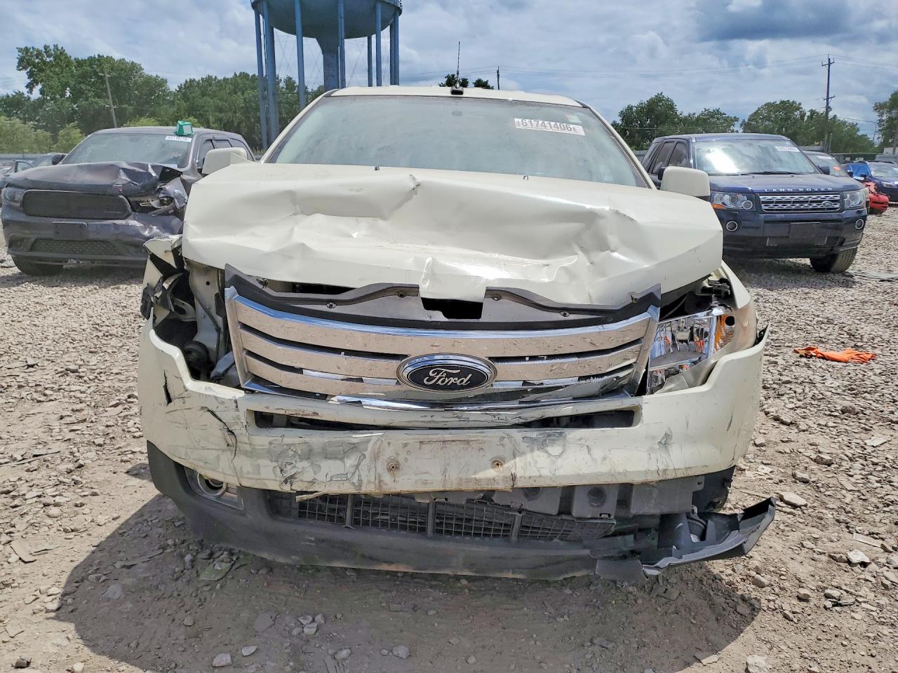 2008 Ford Edge Sel Cream vin: 2FMDK38C68BA77330