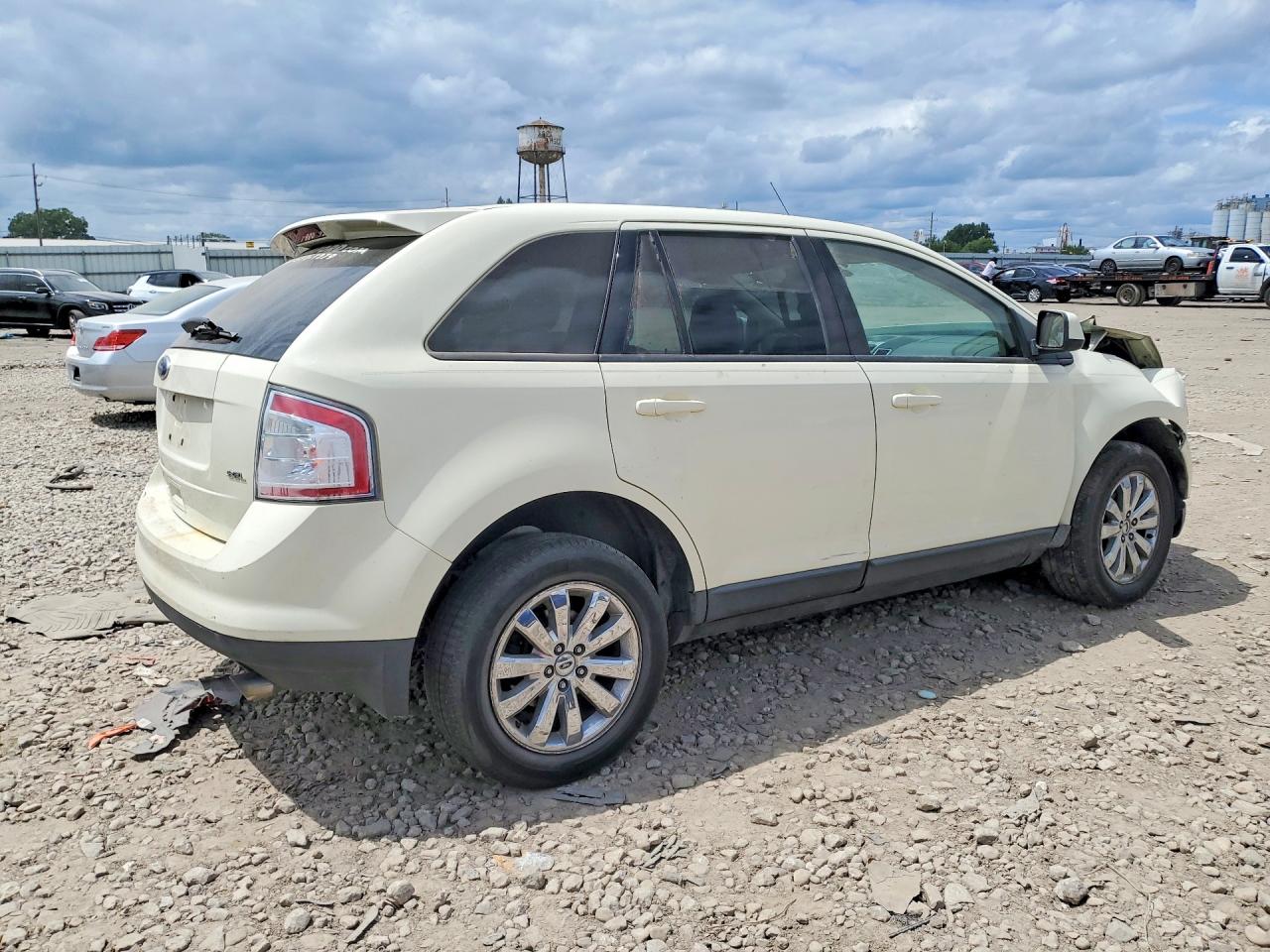 2008 Ford Edge Sel Cream vin: 2FMDK38C68BA77330
