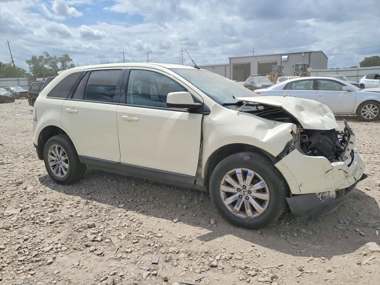 2008 Ford Edge Sel Cream vin: 2FMDK38C68BA77330