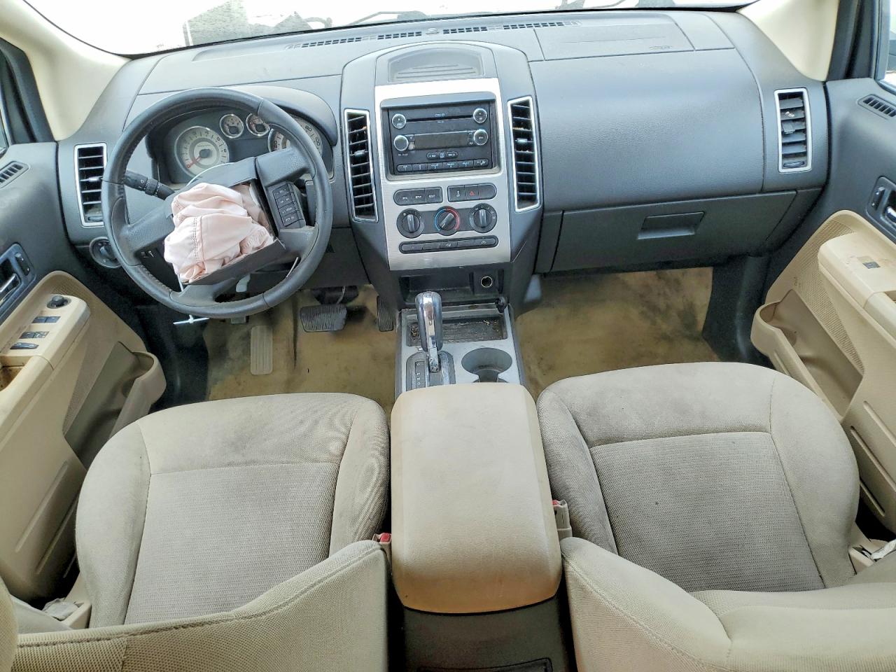 2008 Ford Edge Sel Cream vin: 2FMDK38C68BA77330