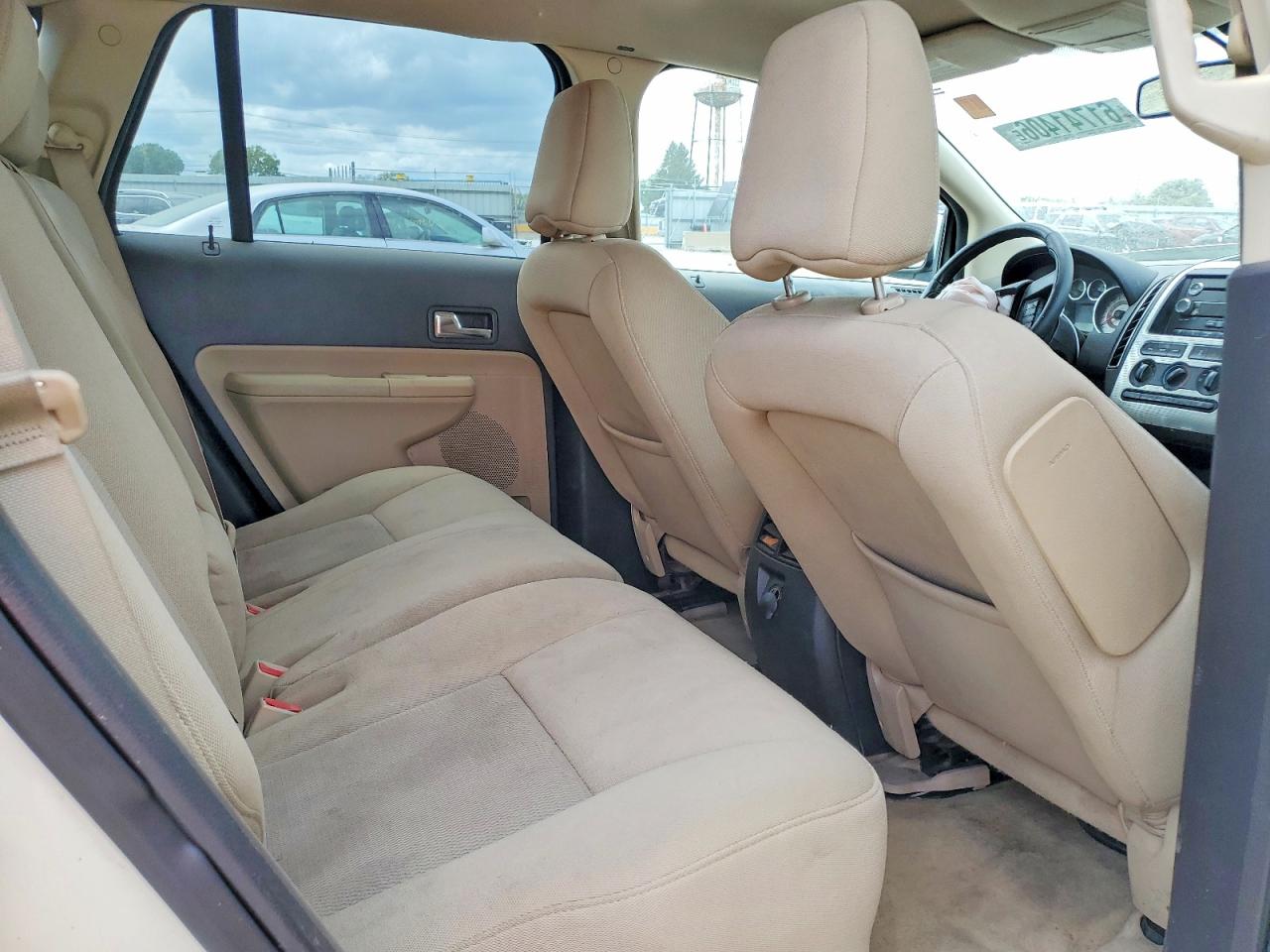 2008 Ford Edge Sel Cream vin: 2FMDK38C68BA77330