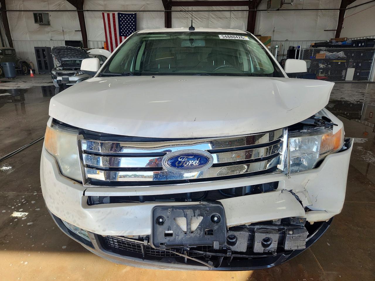 2009 Ford Edge Sel White vin: 2FMDK38C69BA78222