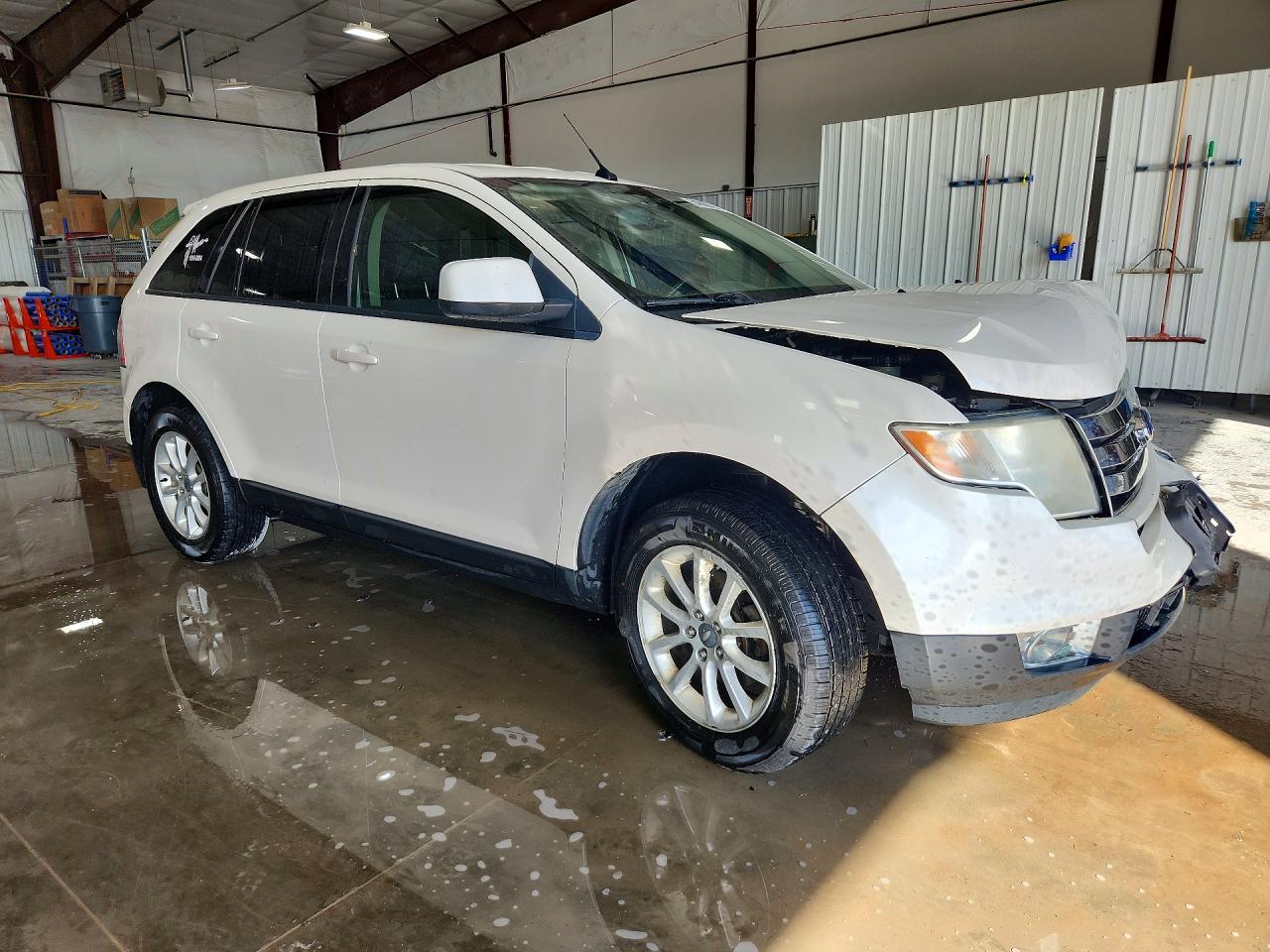 2009 Ford Edge Sel White vin: 2FMDK38C69BA78222