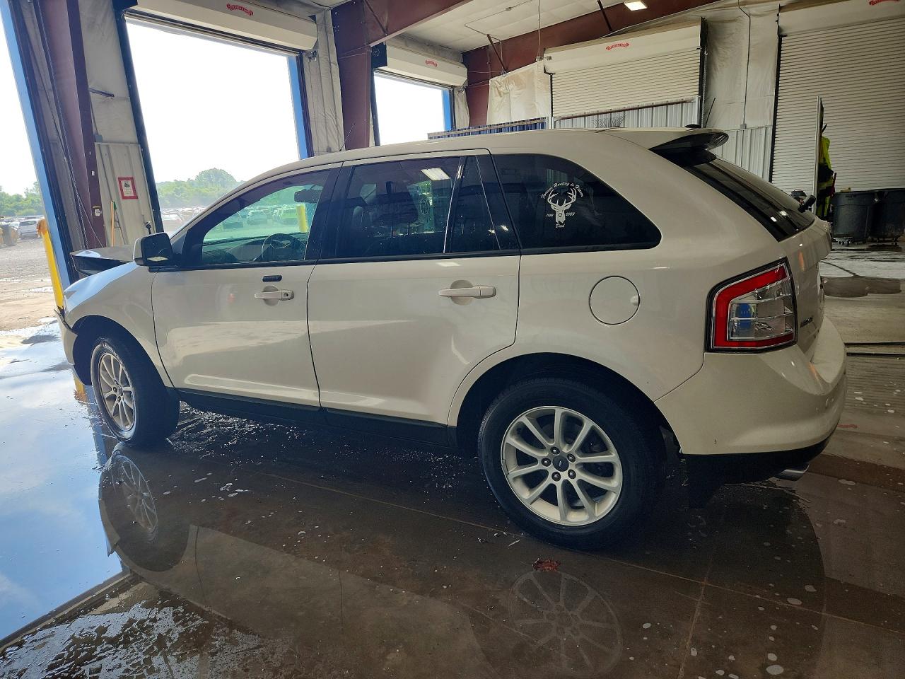 2009 Ford Edge Sel White vin: 2FMDK38C69BA78222