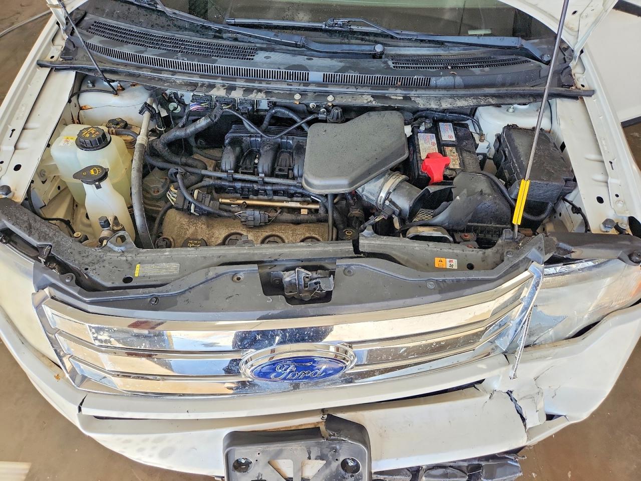 2009 Ford Edge Sel White vin: 2FMDK38C69BA78222