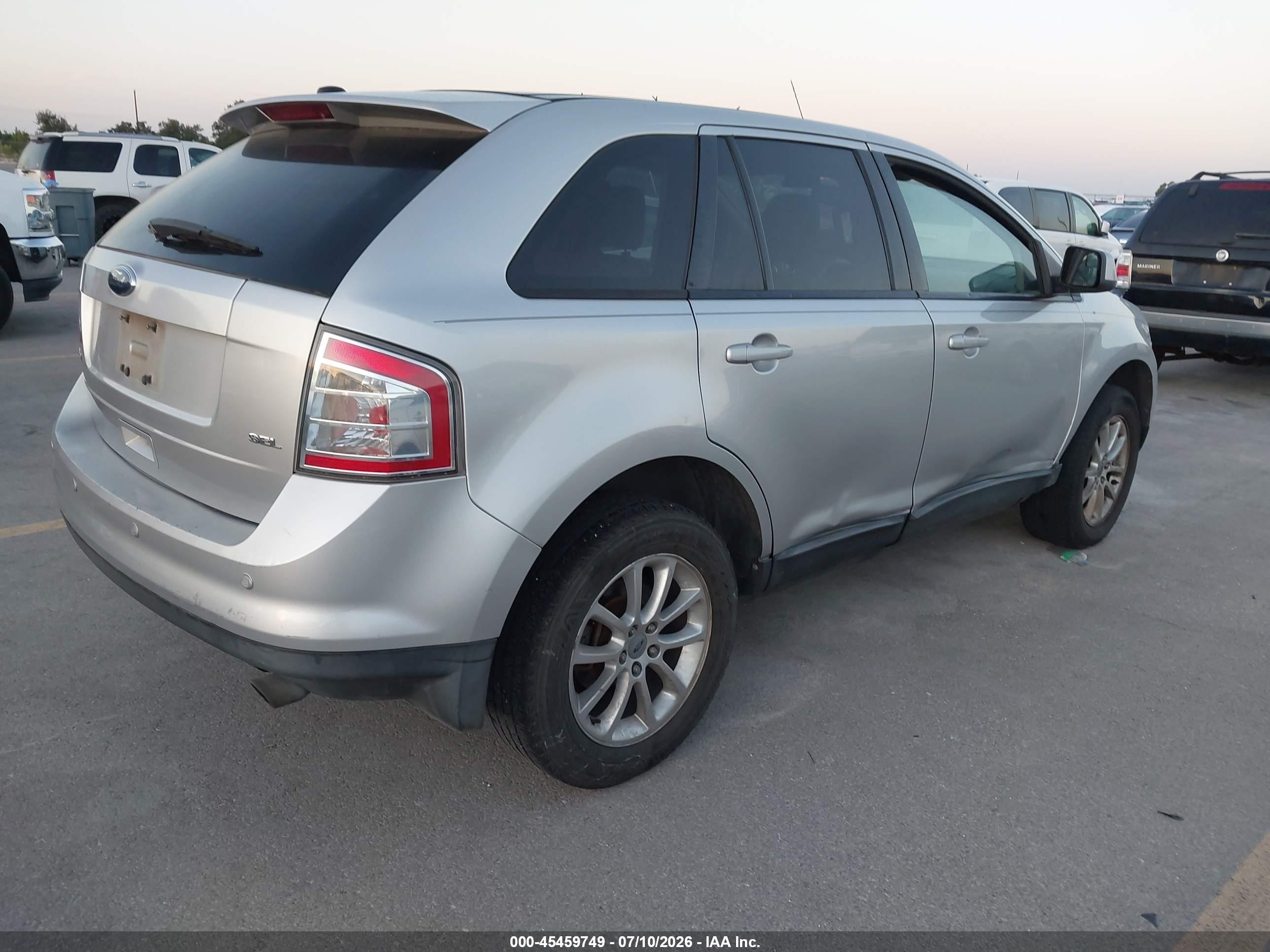 2009 Ford Edge Sel Silver vin: 2FMDK38C69BA84926