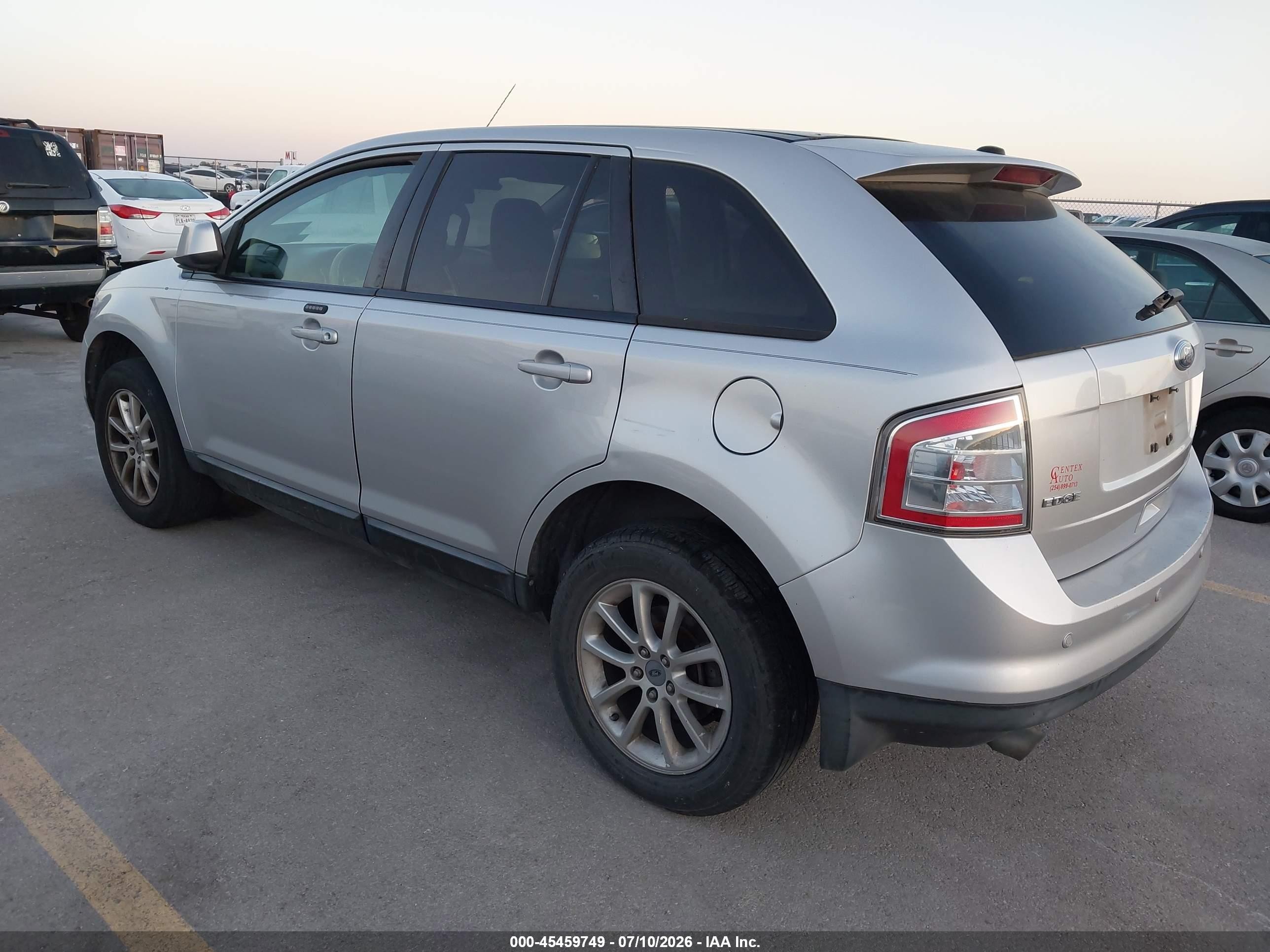 2009 Ford Edge Sel Silver vin: 2FMDK38C69BA84926