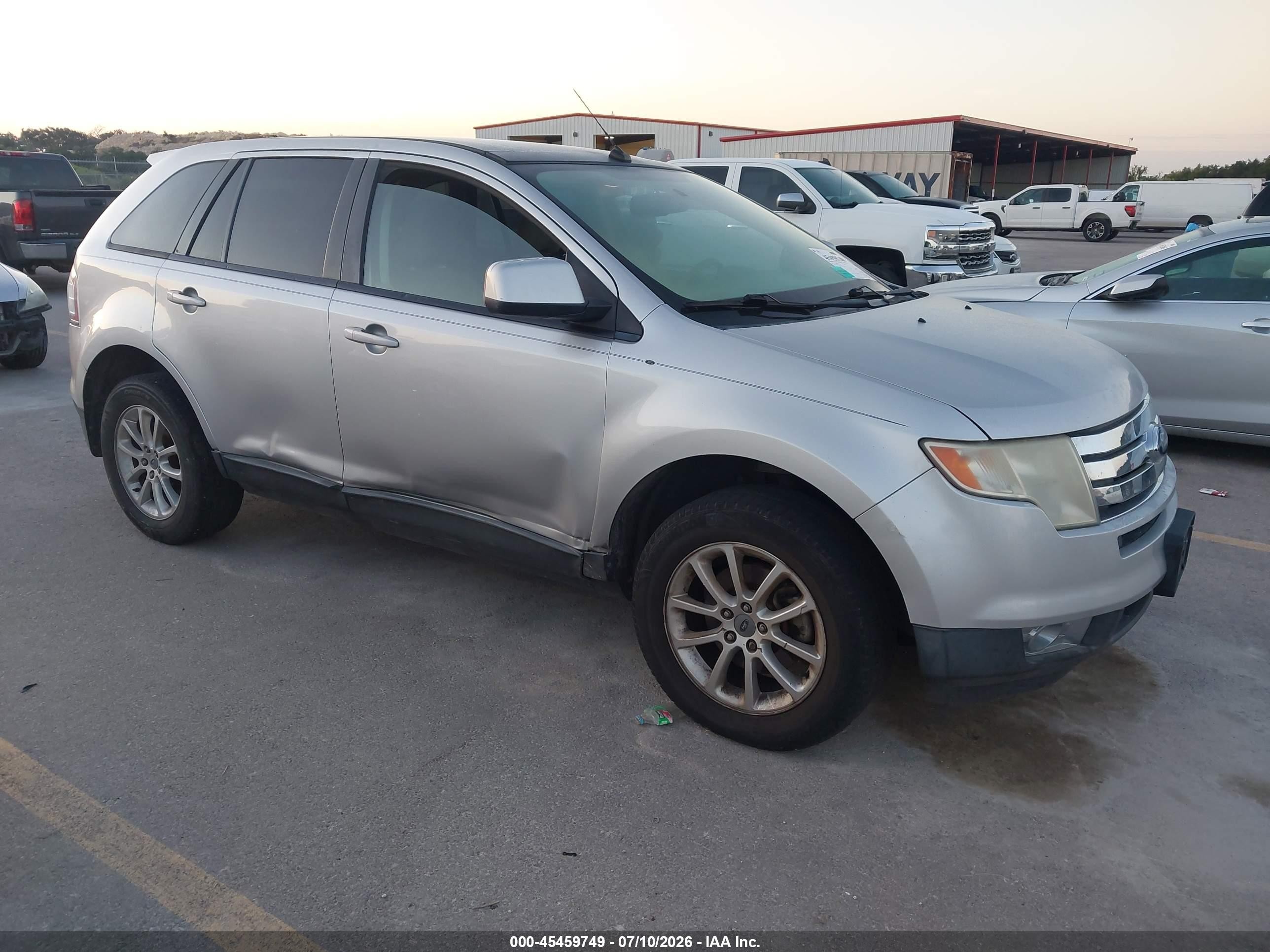 2009 Ford Edge Sel Silver vin: 2FMDK38C69BA84926