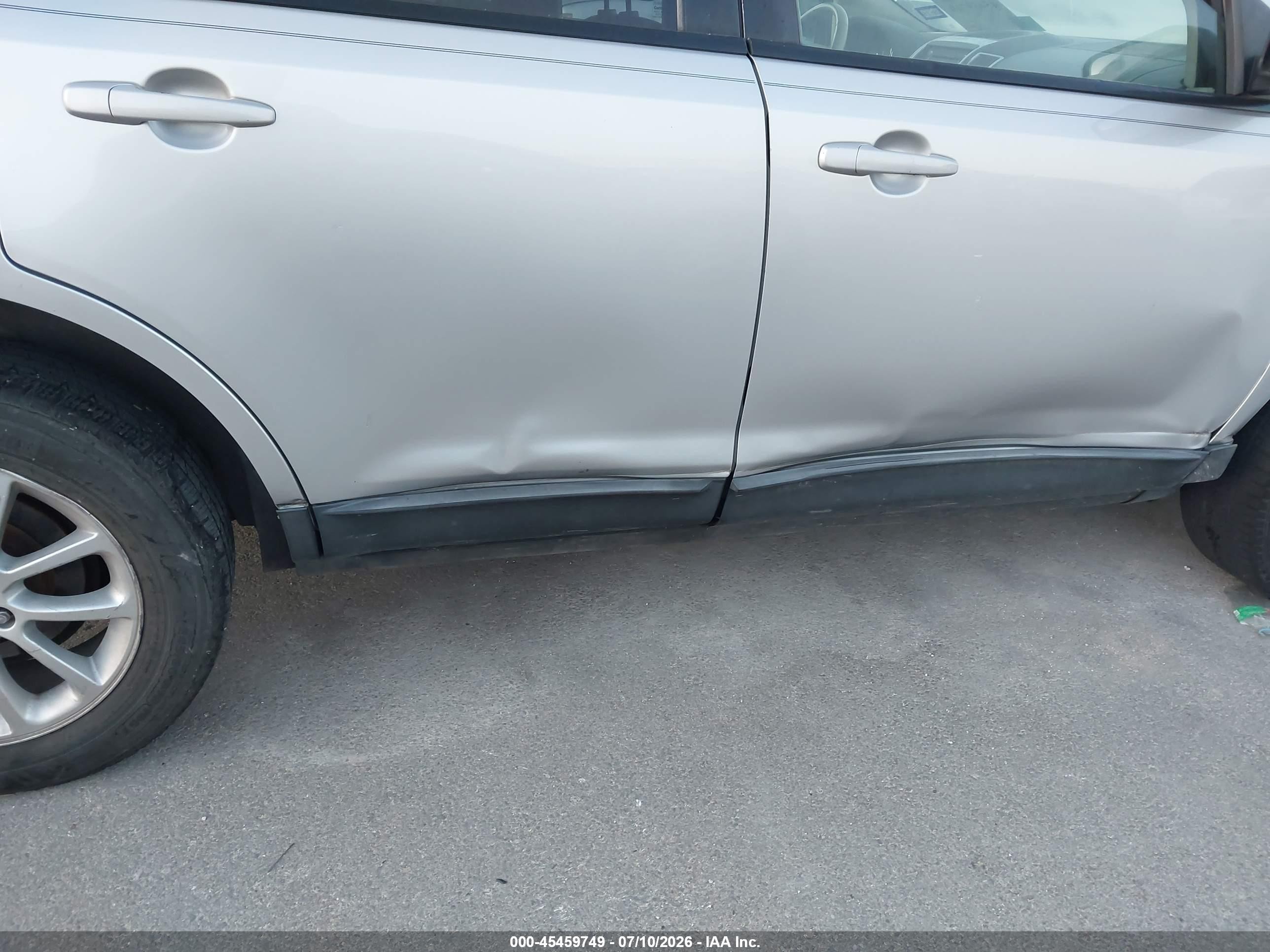 2009 Ford Edge Sel Silver vin: 2FMDK38C69BA84926
