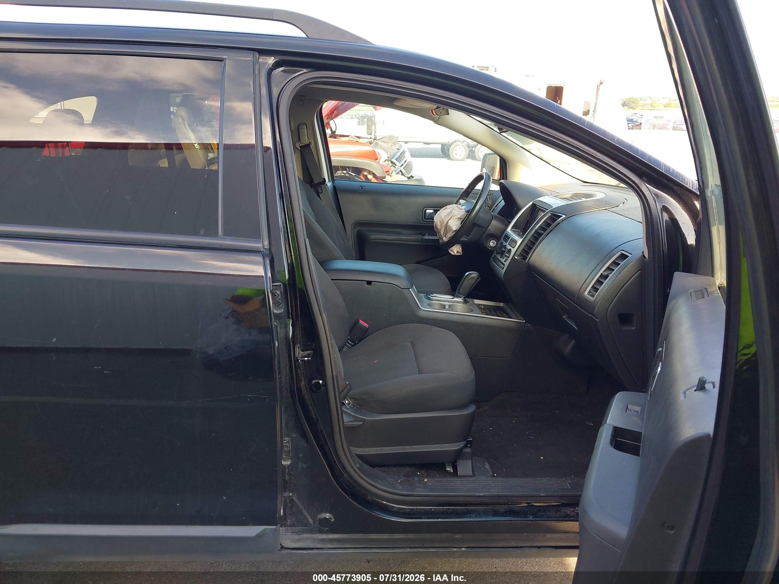 2007 Ford Edge Sel Черный vin: 2FMDK38C77BA49843