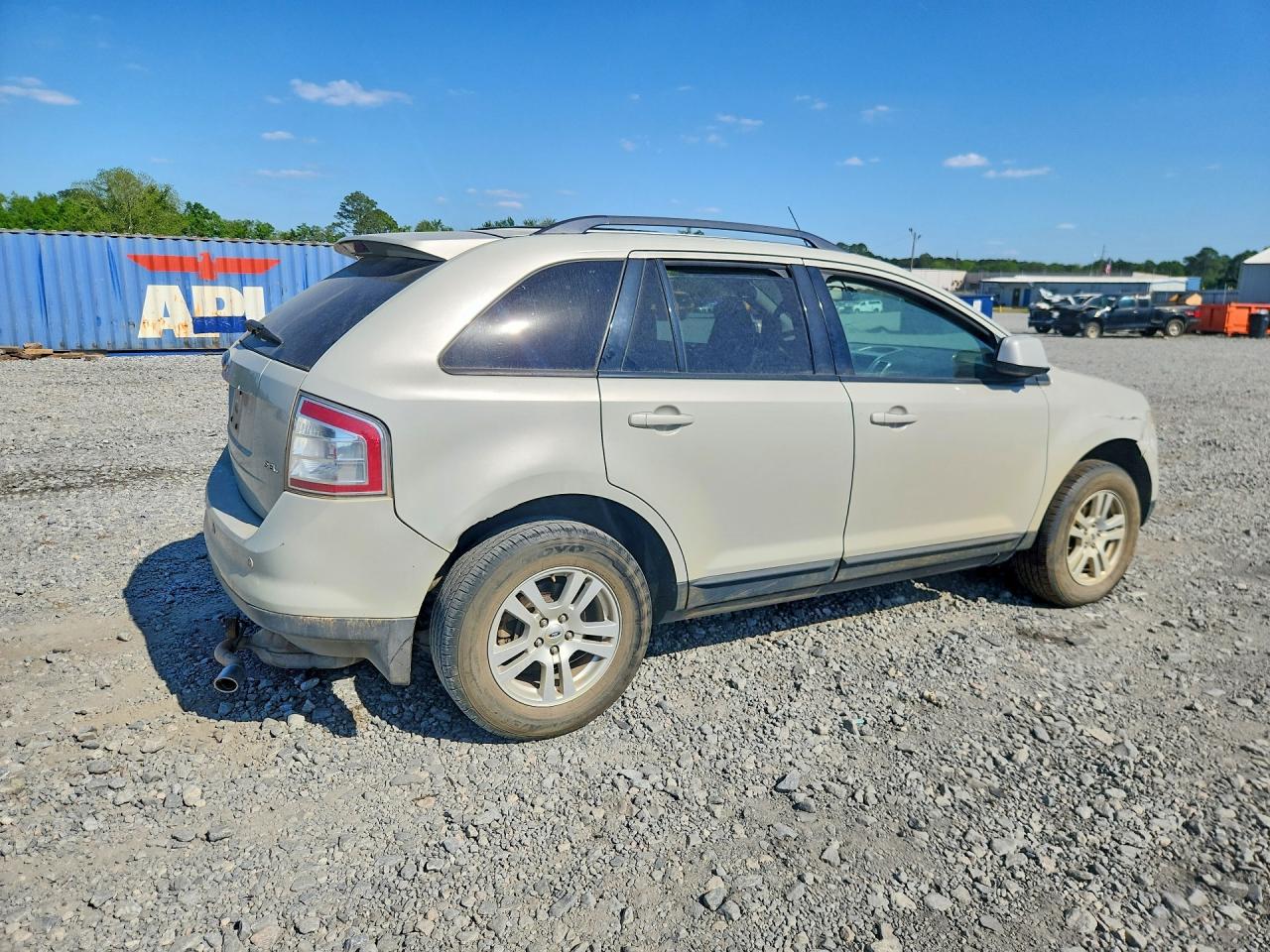 2007 Ford Edge Sel Cream vin: 2FMDK38C77BA79649
