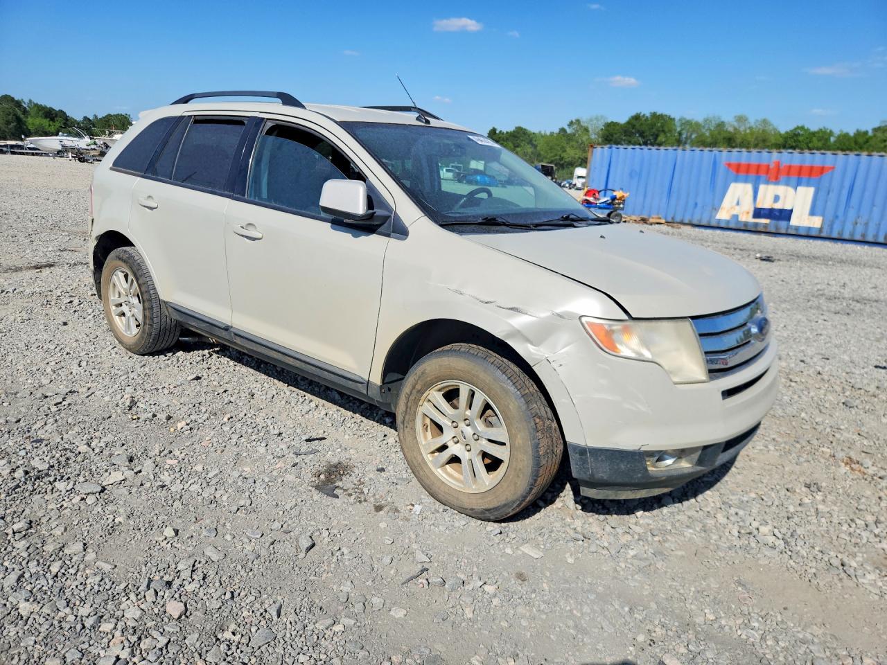2007 Ford Edge Sel Cream vin: 2FMDK38C77BA79649