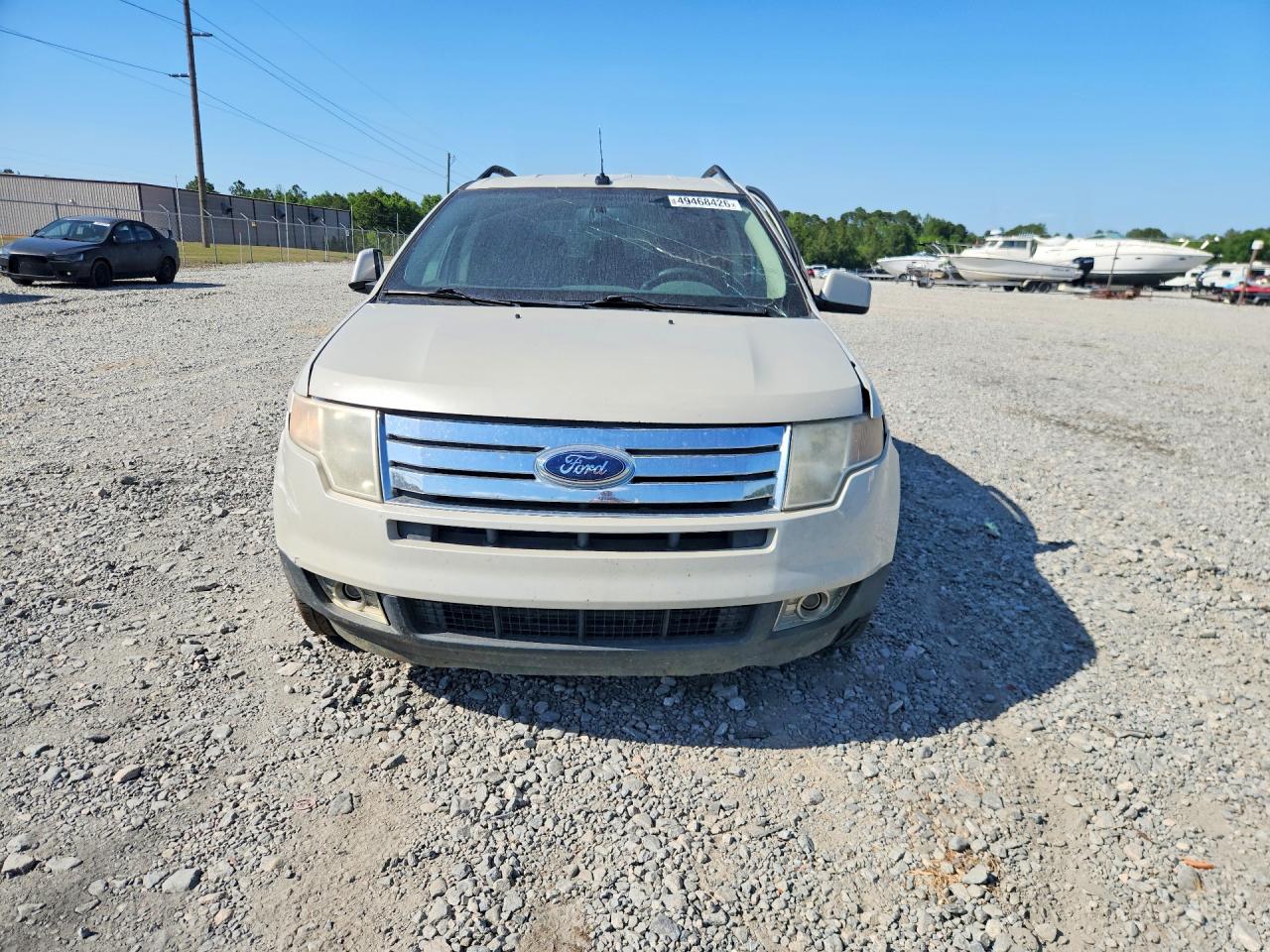 2007 Ford Edge Sel Cream vin: 2FMDK38C77BA79649