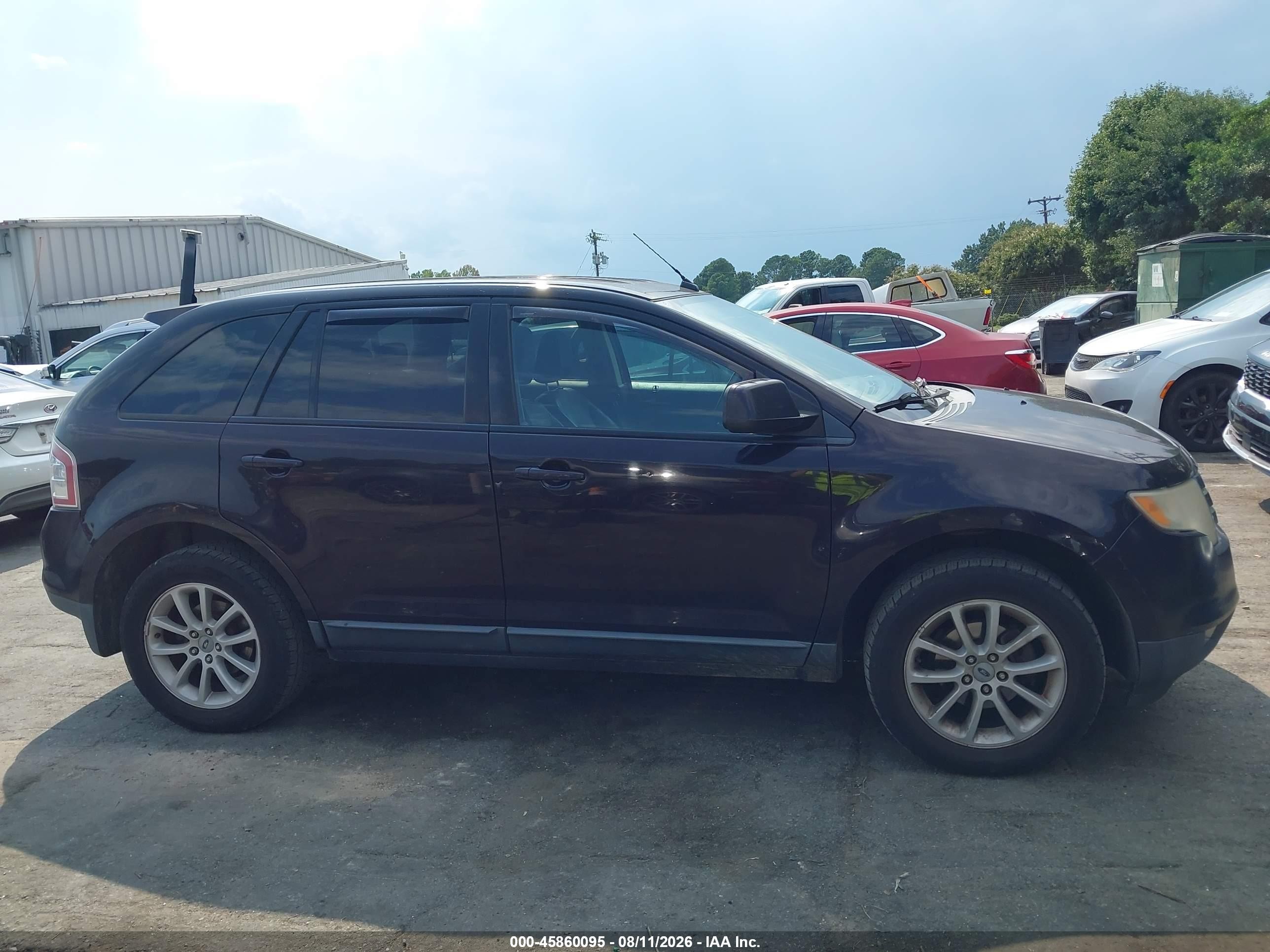 2007 Ford Edge Sel Синий vin: 2FMDK38C77BB35718
