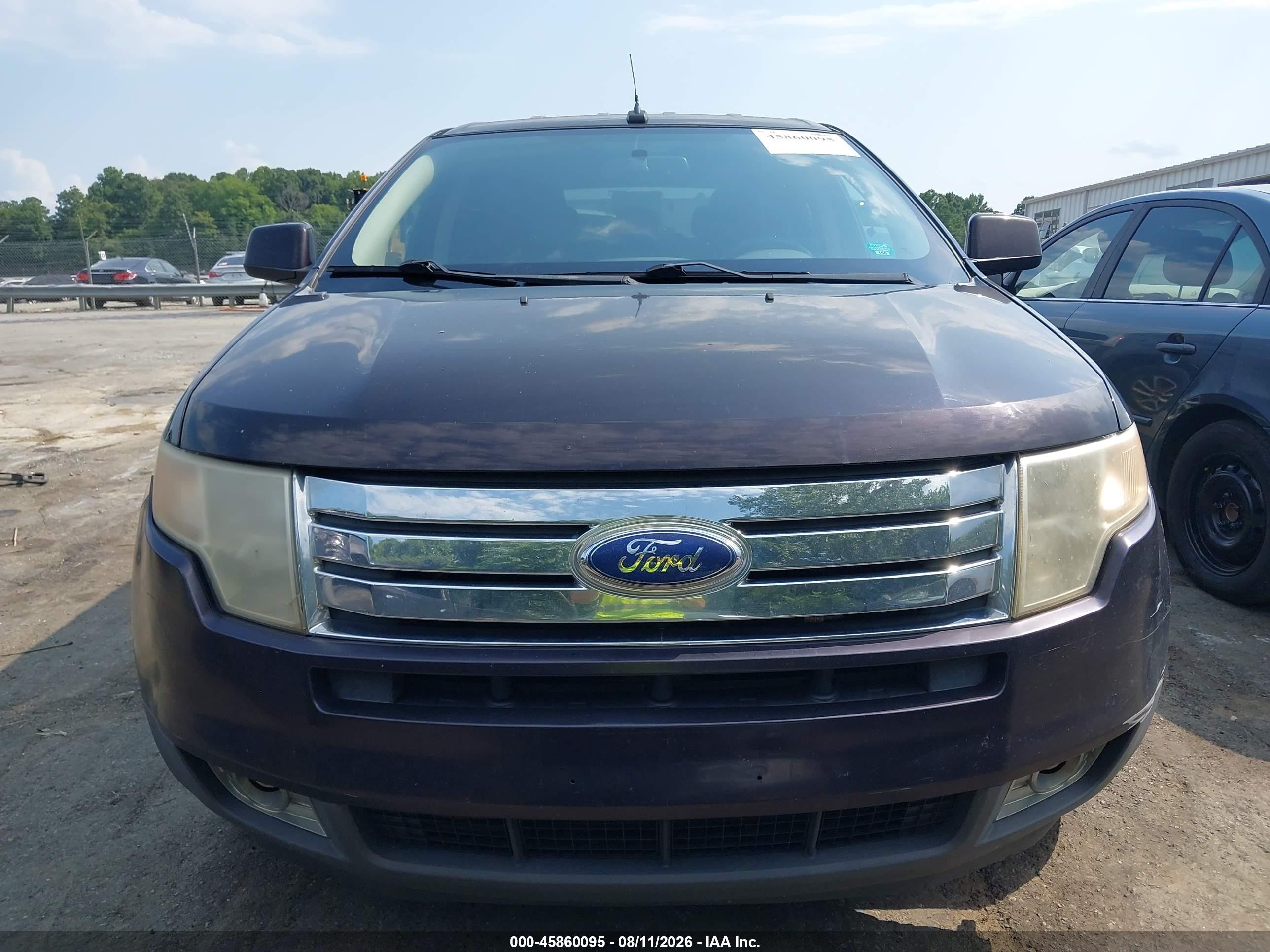 2007 Ford Edge Sel Синий vin: 2FMDK38C77BB35718