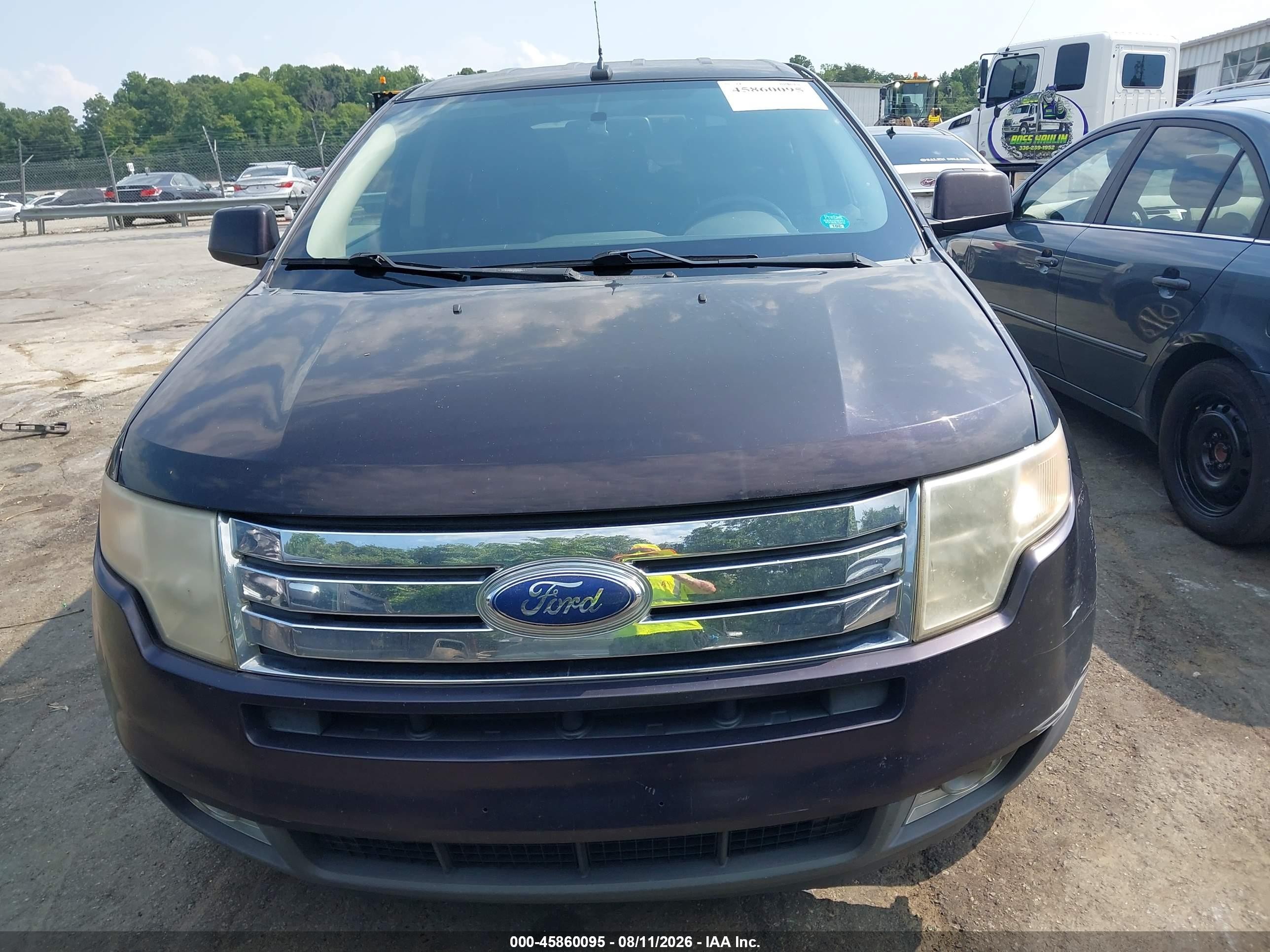 2007 Ford Edge Sel Синий vin: 2FMDK38C77BB35718