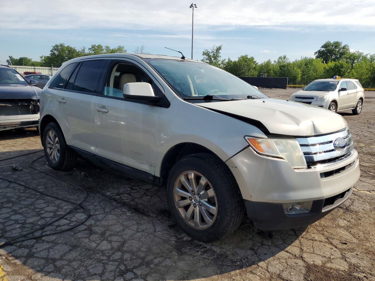 2007 Ford Edge Sel White vin: 2FMDK38C77BB53569