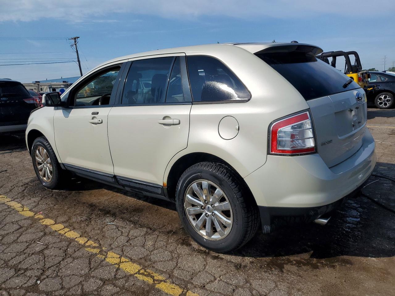 2007 Ford Edge Sel White vin: 2FMDK38C77BB53569