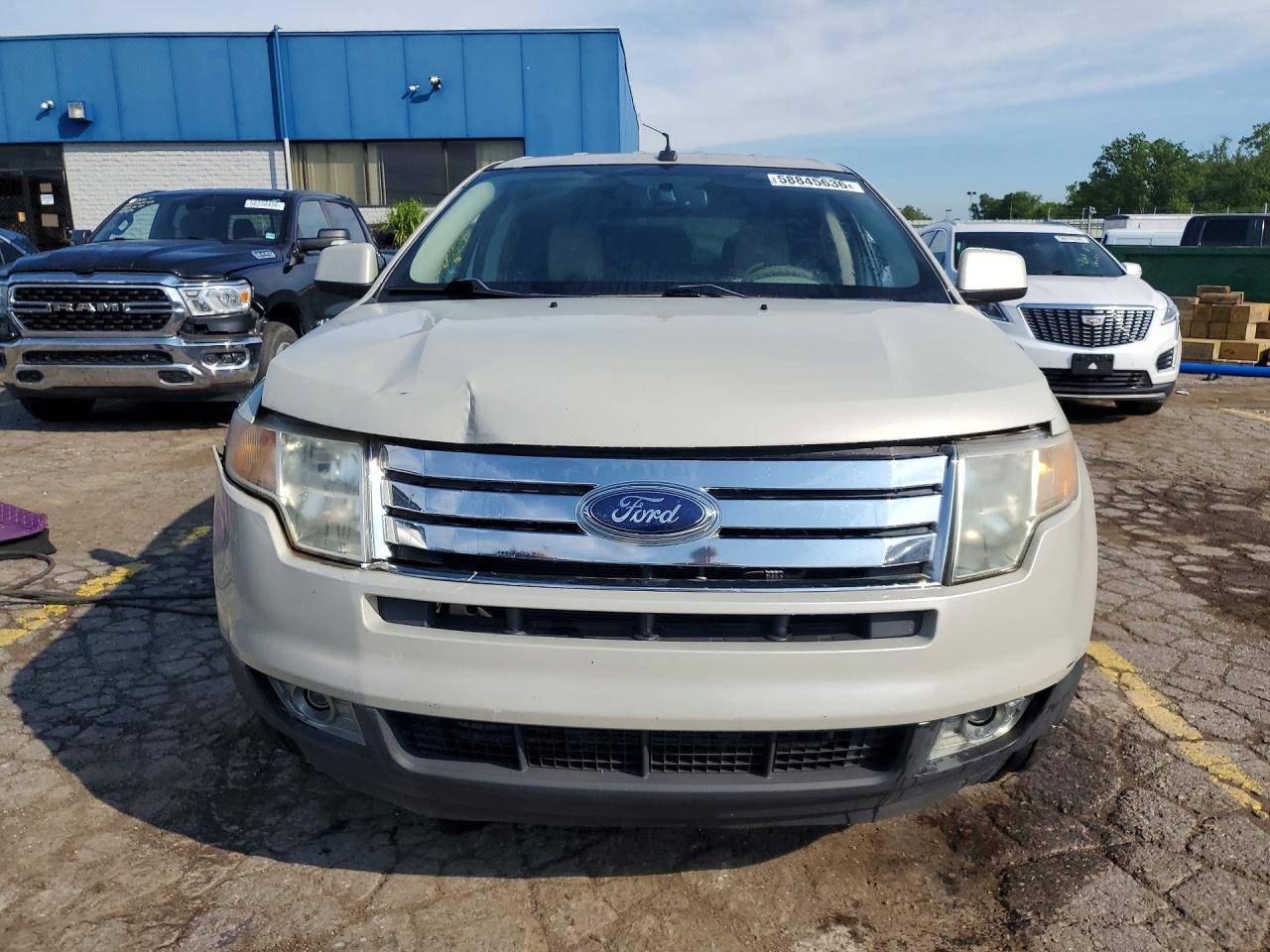 2007 Ford Edge Sel White vin: 2FMDK38C77BB53569
