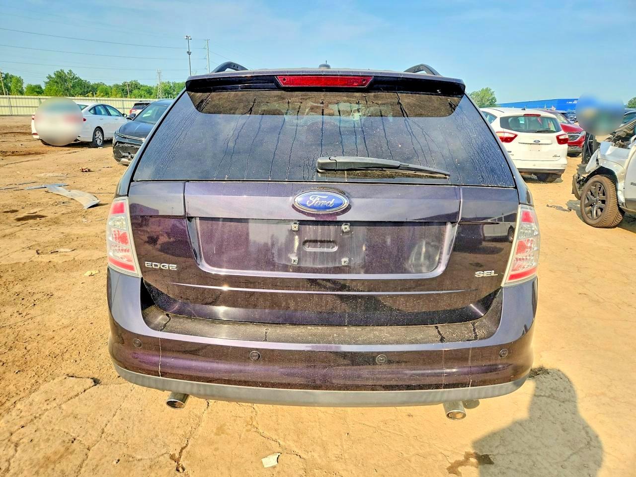 2007 Ford Edge Sel Фиолетовый vin: 2FMDK38C77BB71313