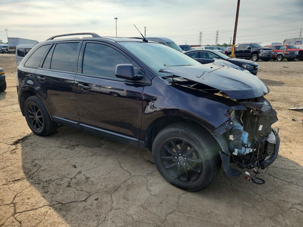 2007 Ford Edge Sel Фиолетовый vin: 2FMDK38C77BB71313