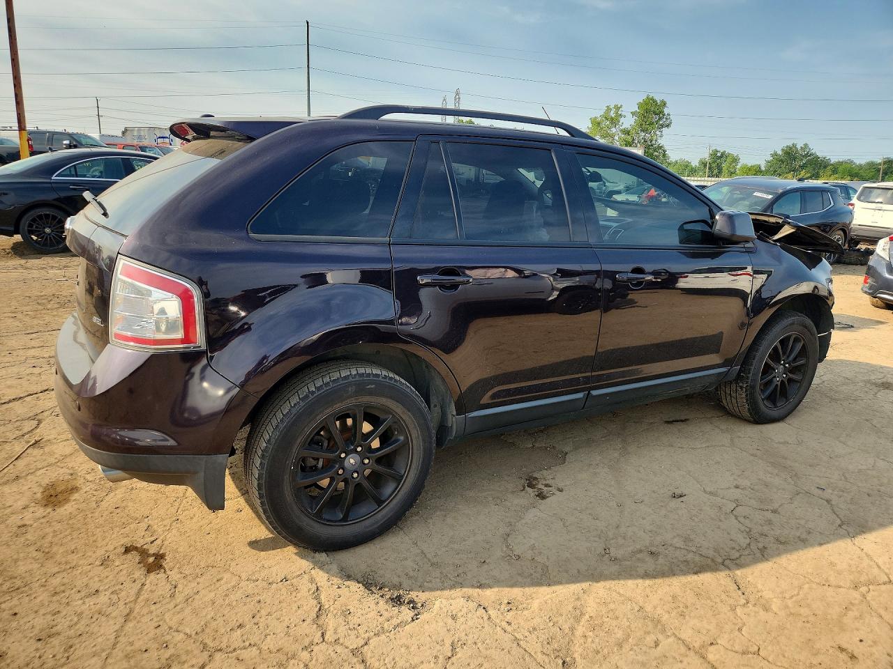 2007 Ford Edge Sel Фиолетовый vin: 2FMDK38C77BB71313