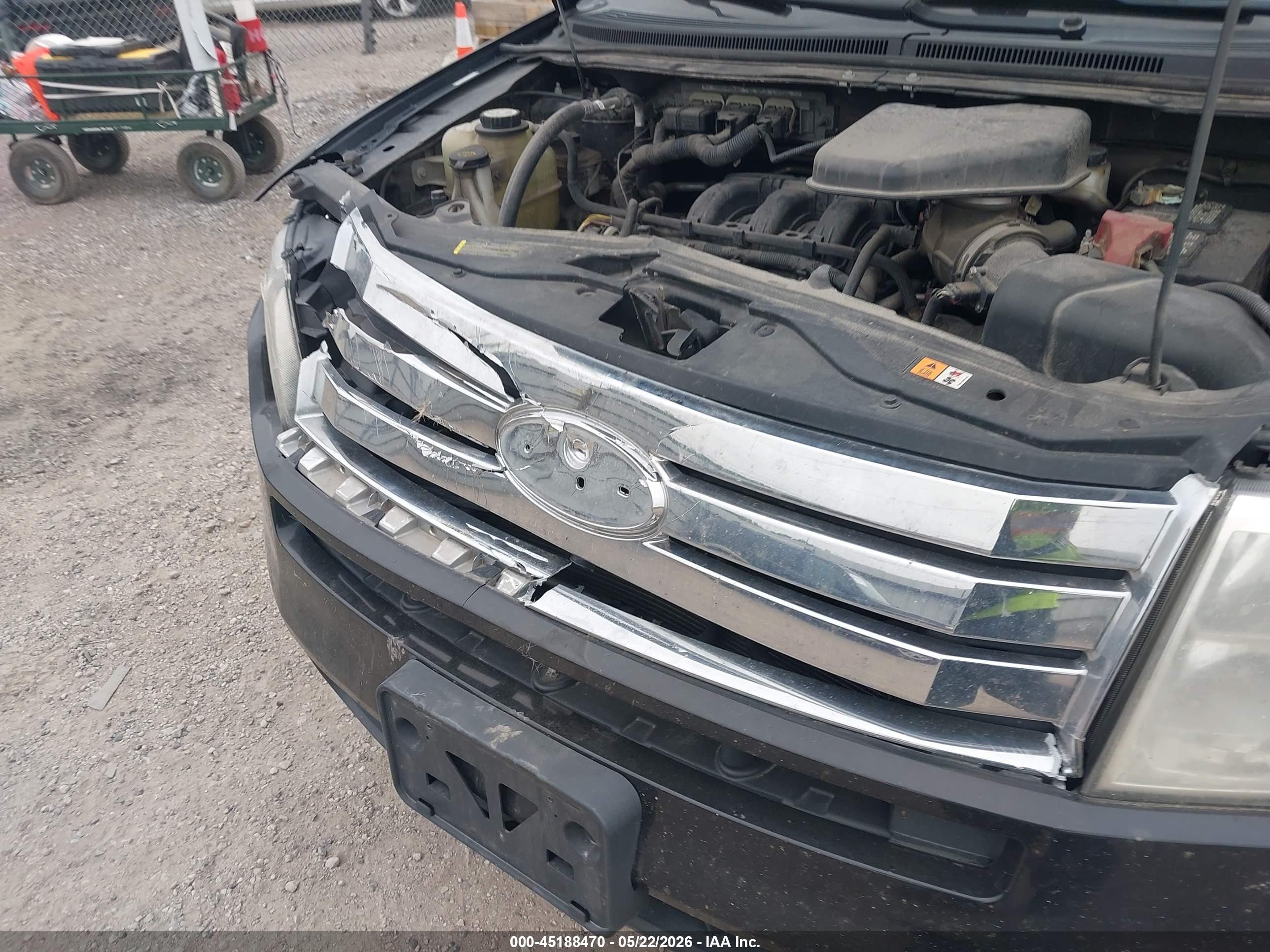 2008 Ford Edge Sel Black vin: 2FMDK38C78BA10851