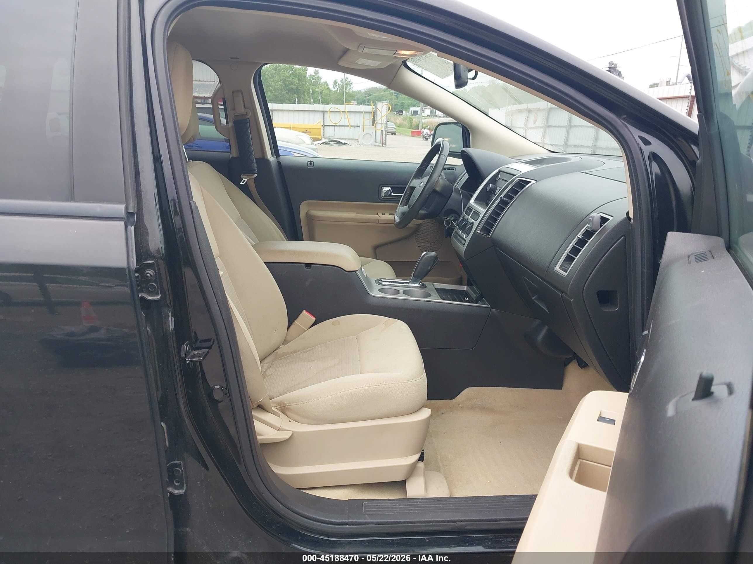 2008 Ford Edge Sel Black vin: 2FMDK38C78BA10851