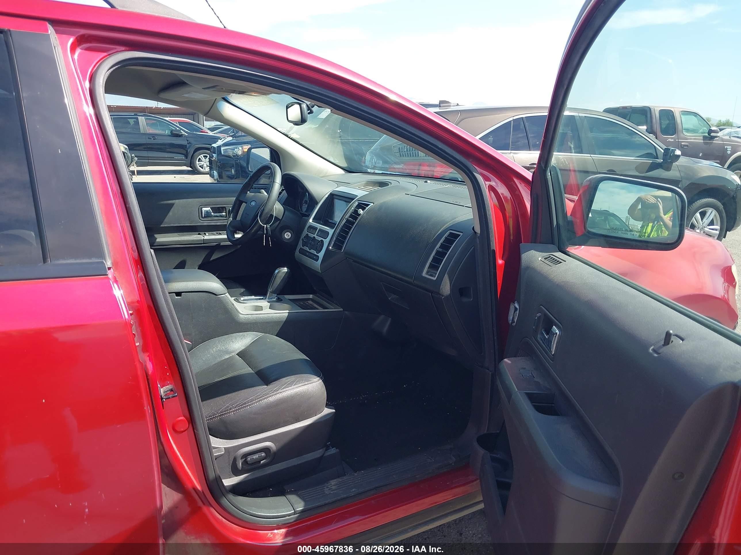 2008 Ford Edge Sel Красный vin: 2FMDK38C78BA18335