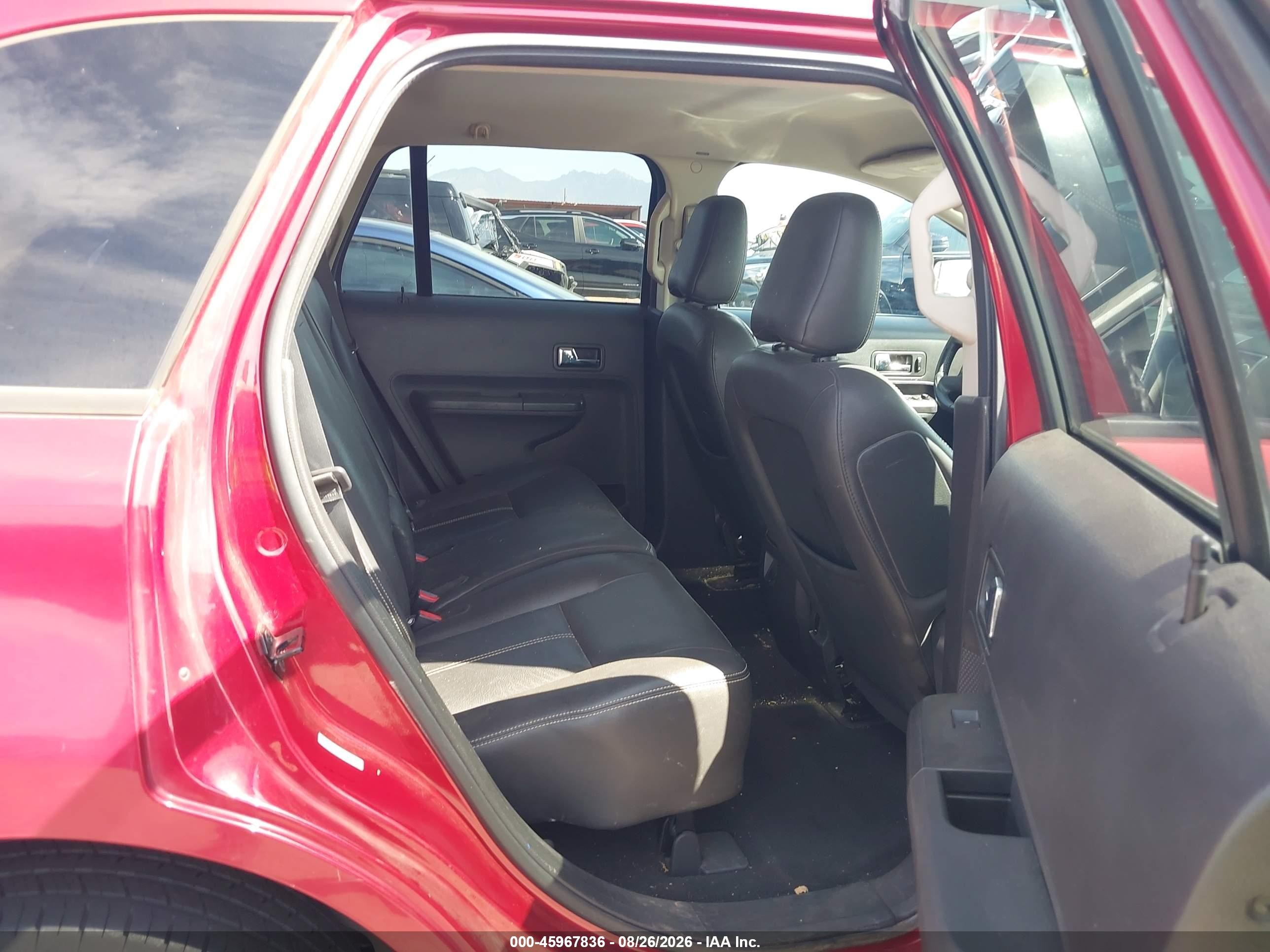 2008 Ford Edge Sel Красный vin: 2FMDK38C78BA18335