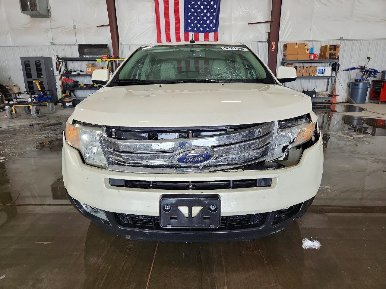 2008 Ford Edge Sel Beige vin: 2FMDK38C78BA27570