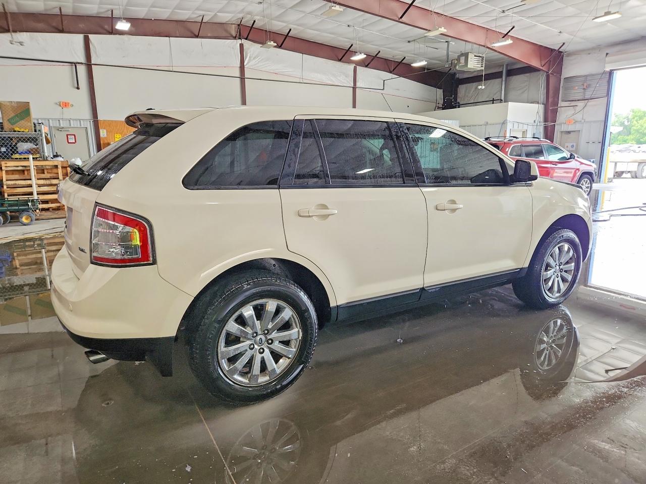 2008 Ford Edge Sel Beige vin: 2FMDK38C78BA27570
