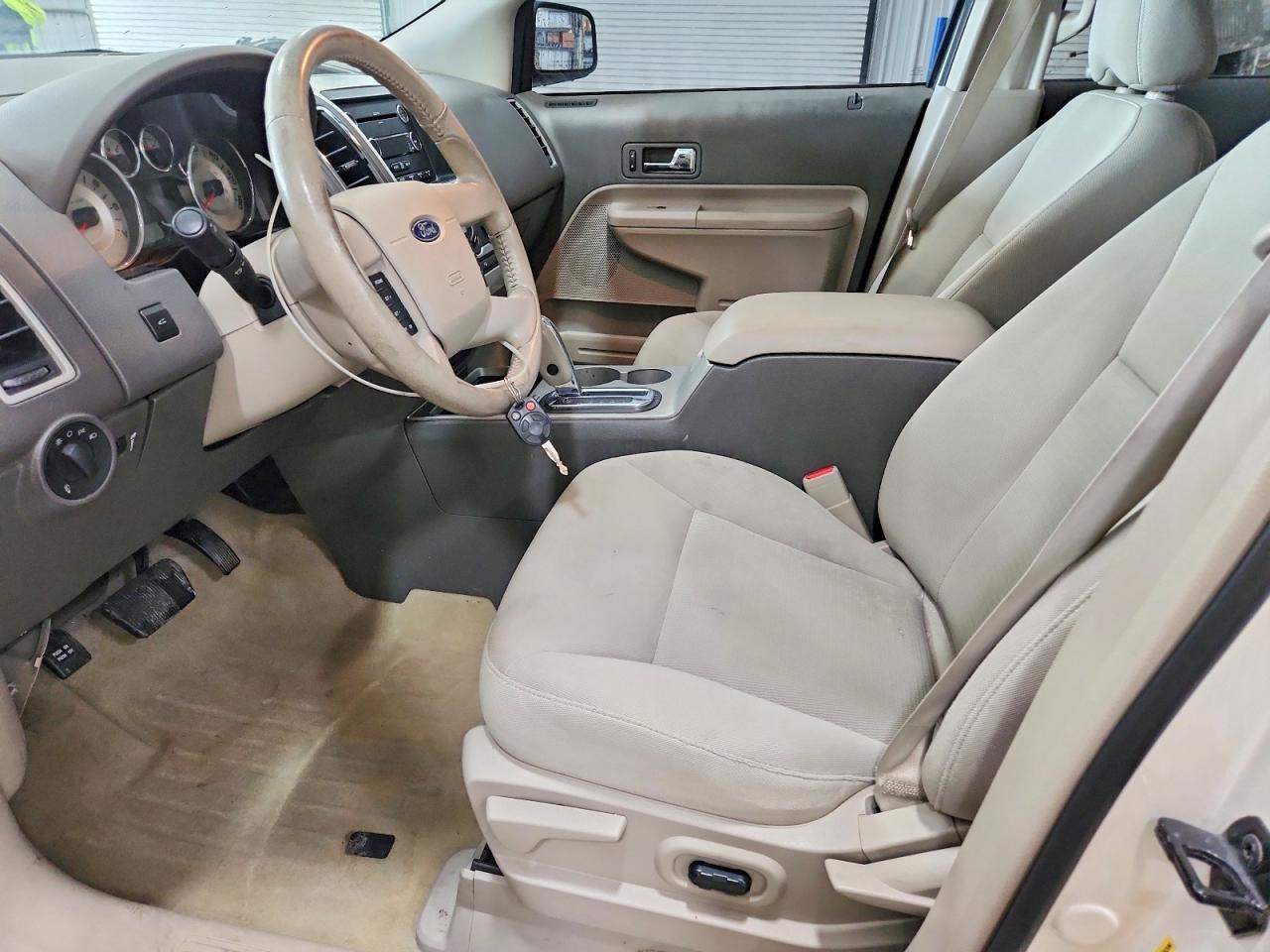 2008 Ford Edge Sel Beige vin: 2FMDK38C78BA27570
