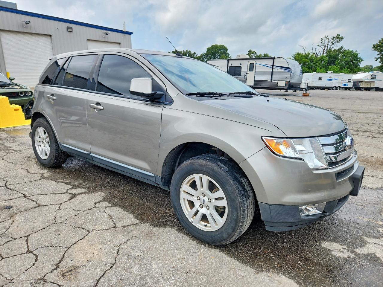 2008 Ford Edge Sel Beige vin: 2FMDK38C78BA40089